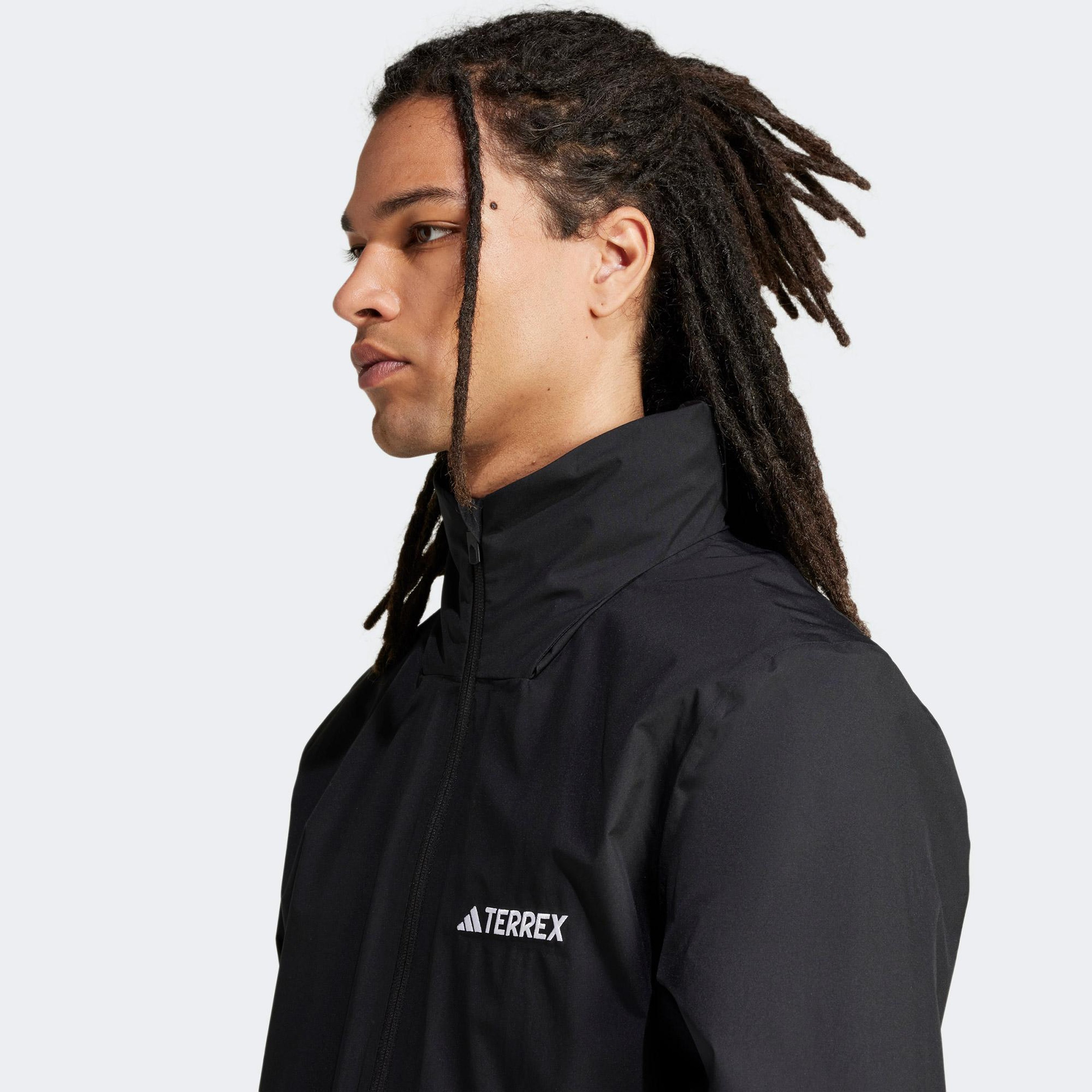 adidas Multi Essentials 2L Erkek Siyah Yağmurluk