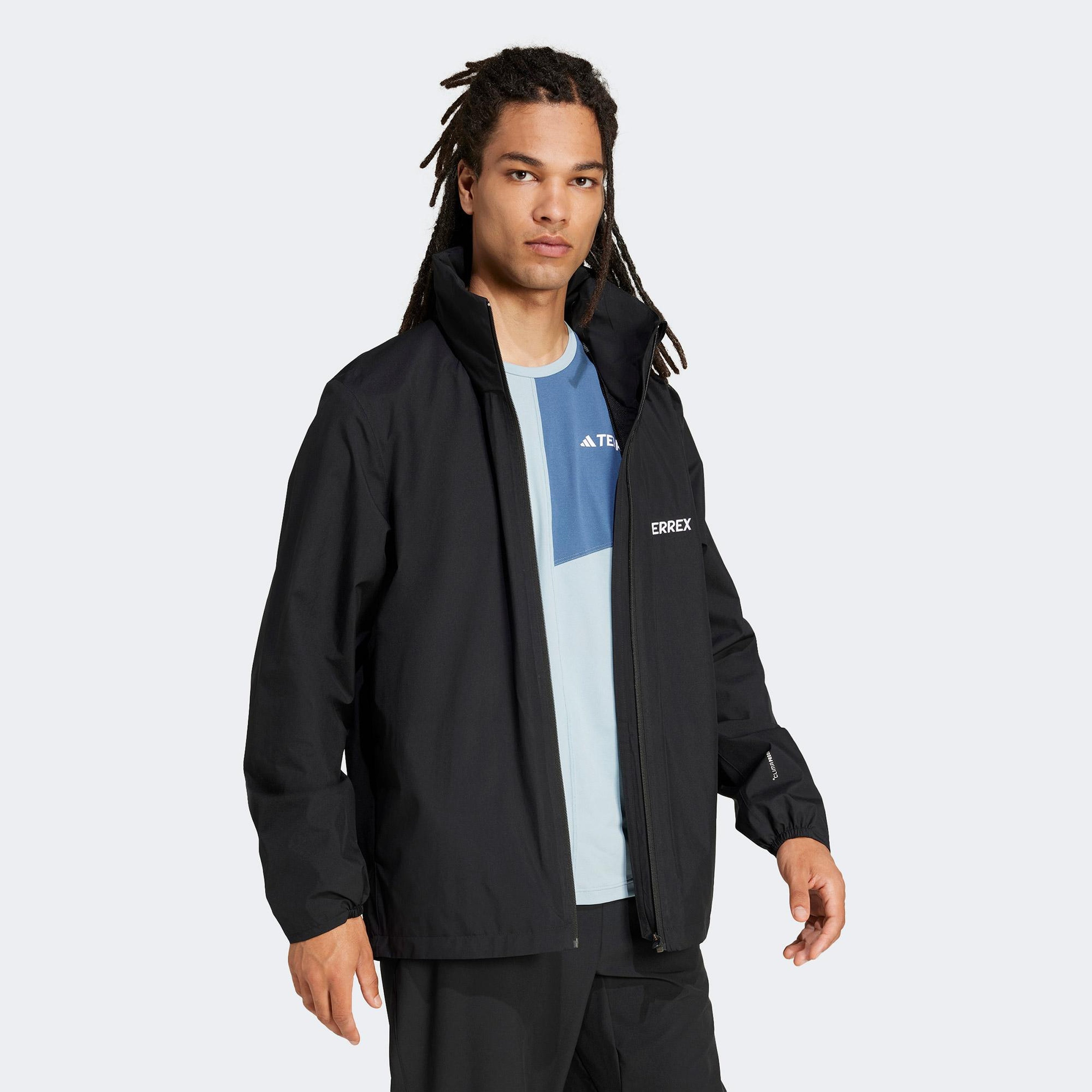 adidas Multi Essentials 2L Erkek Siyah Yağmurluk