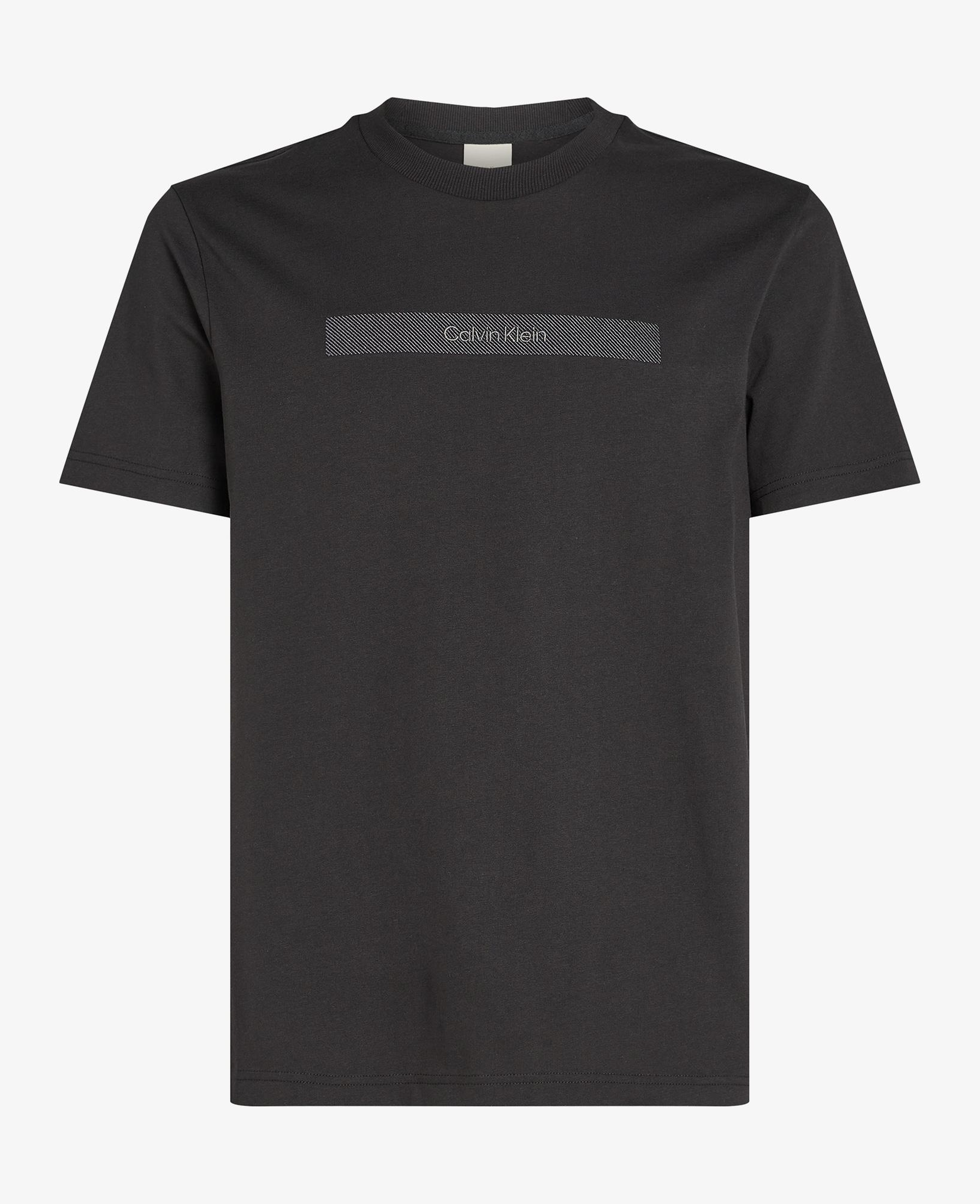 Calvin Klein Structured Embroidery Erkek Siyah T-Shirt