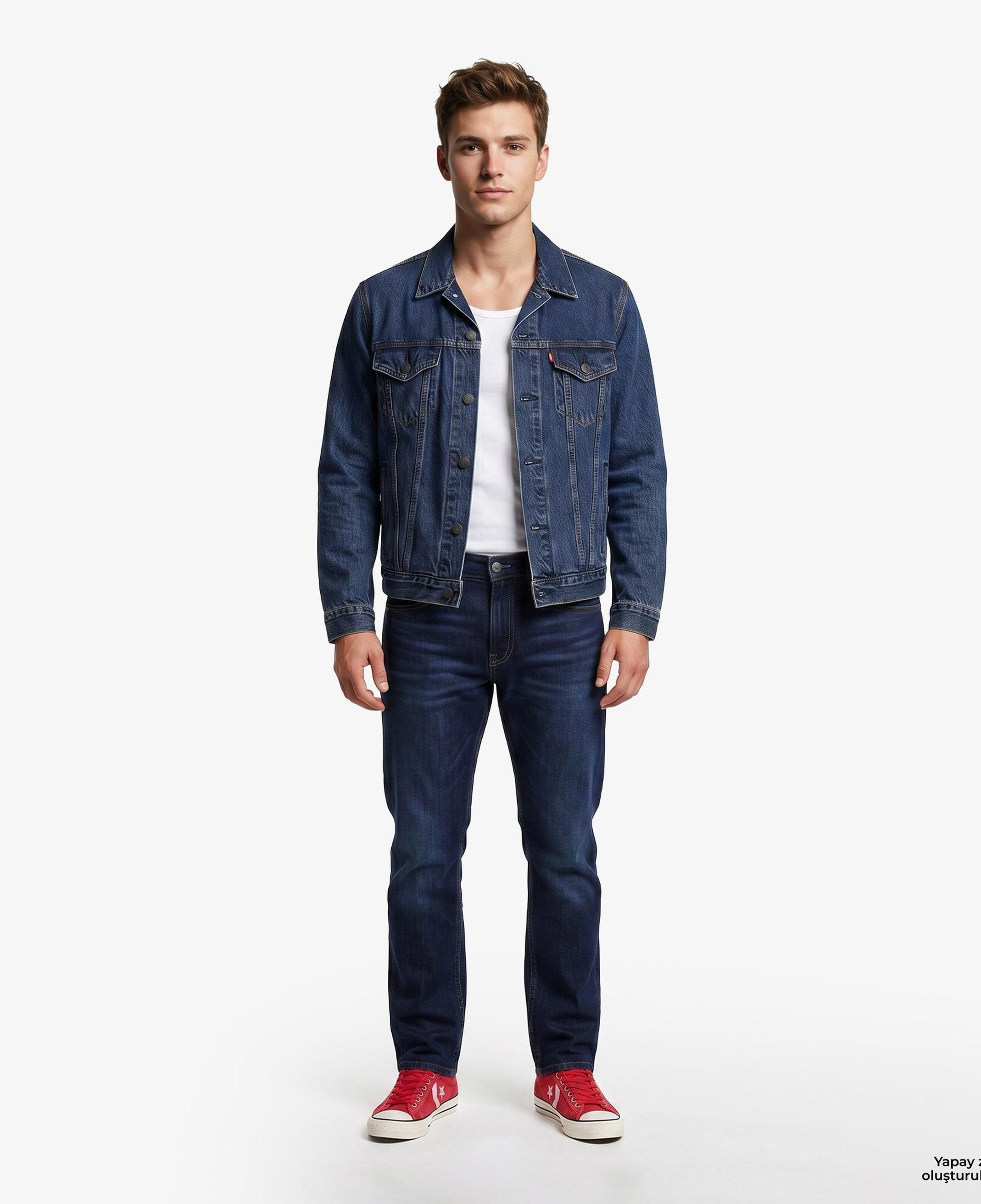 Levi's The Trucker Million Dollar Lacivert Erkek Ceket