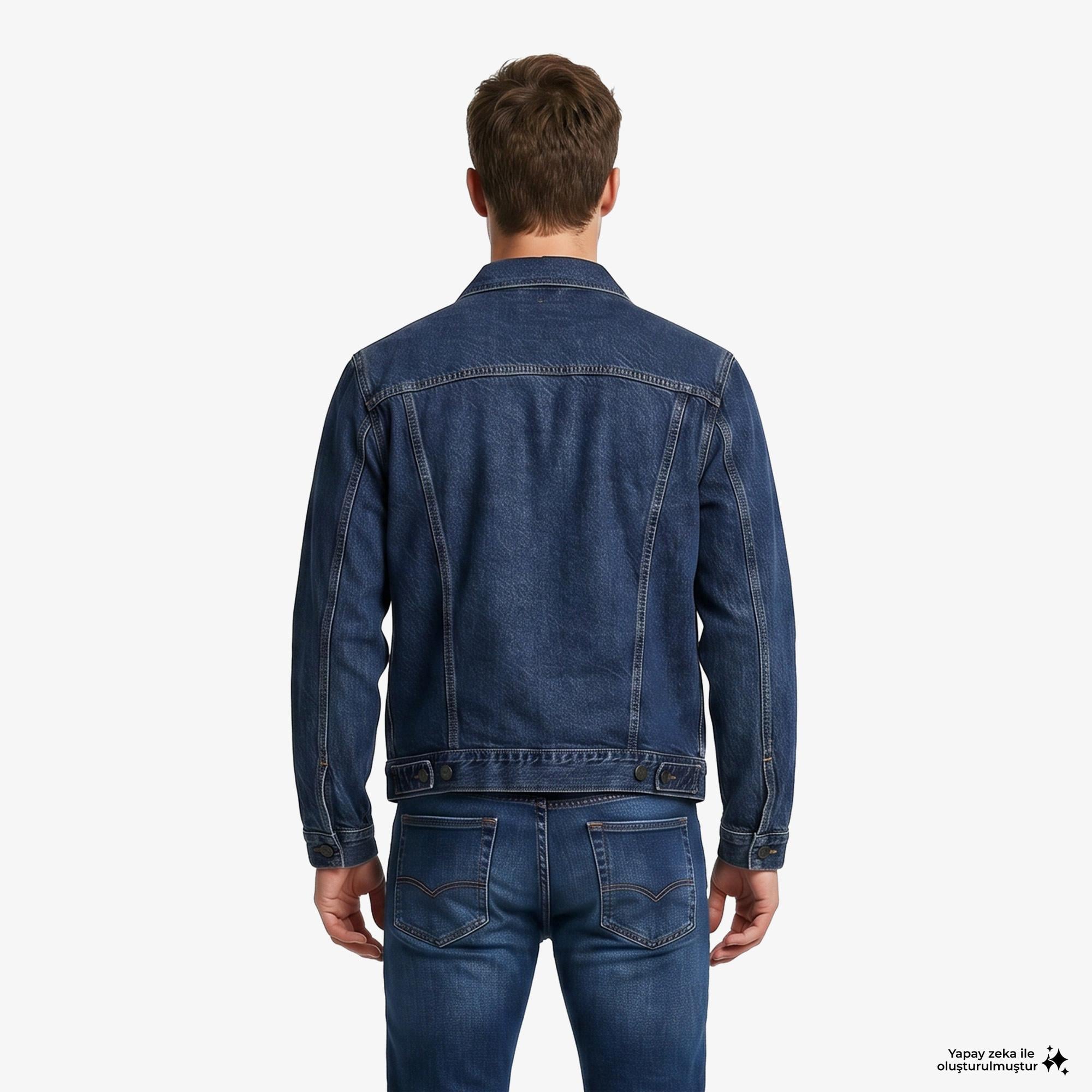 Levi's The Trucker Million Dollar Lacivert Erkek Ceket