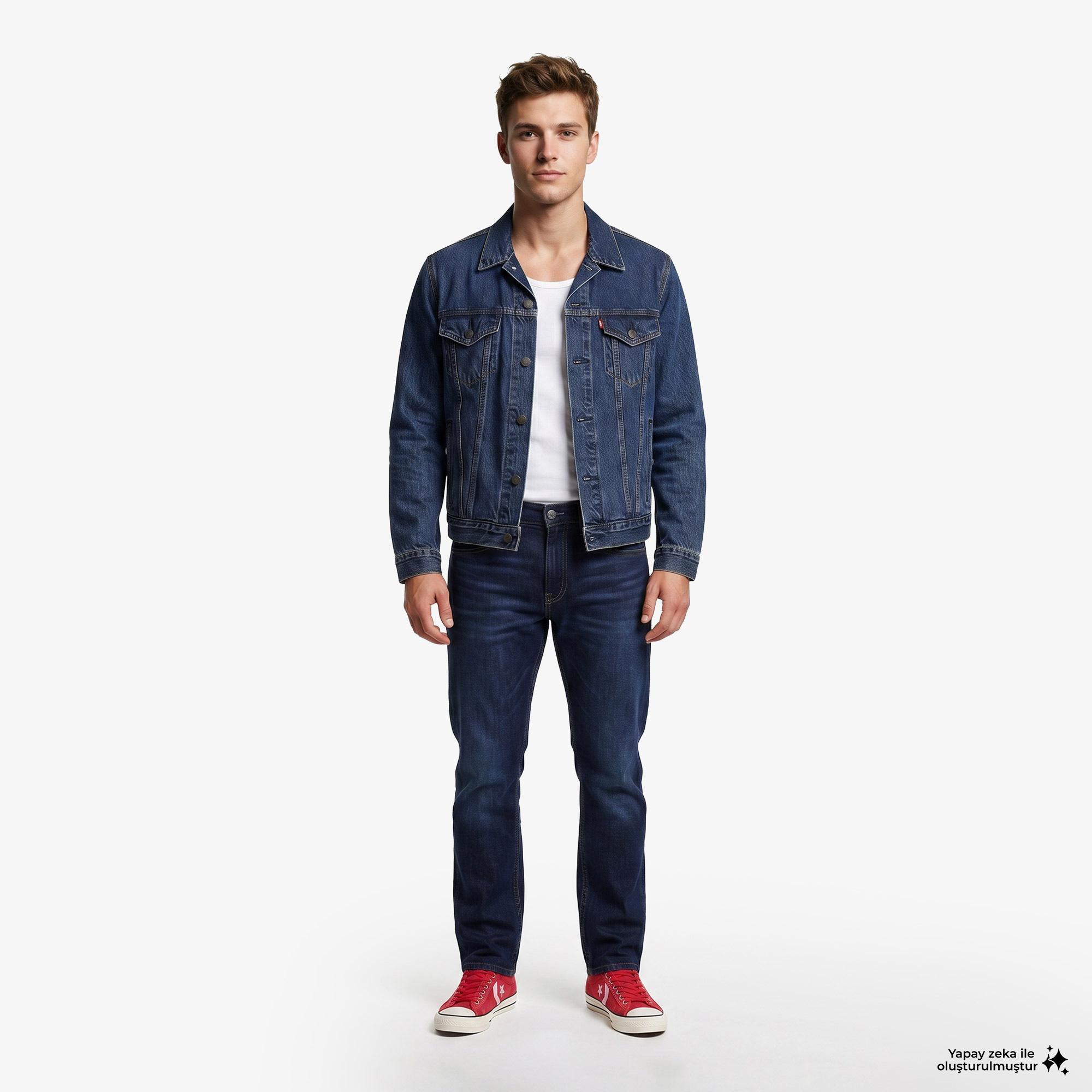 Levi's The Trucker Million Dollar Lacivert Erkek Ceket