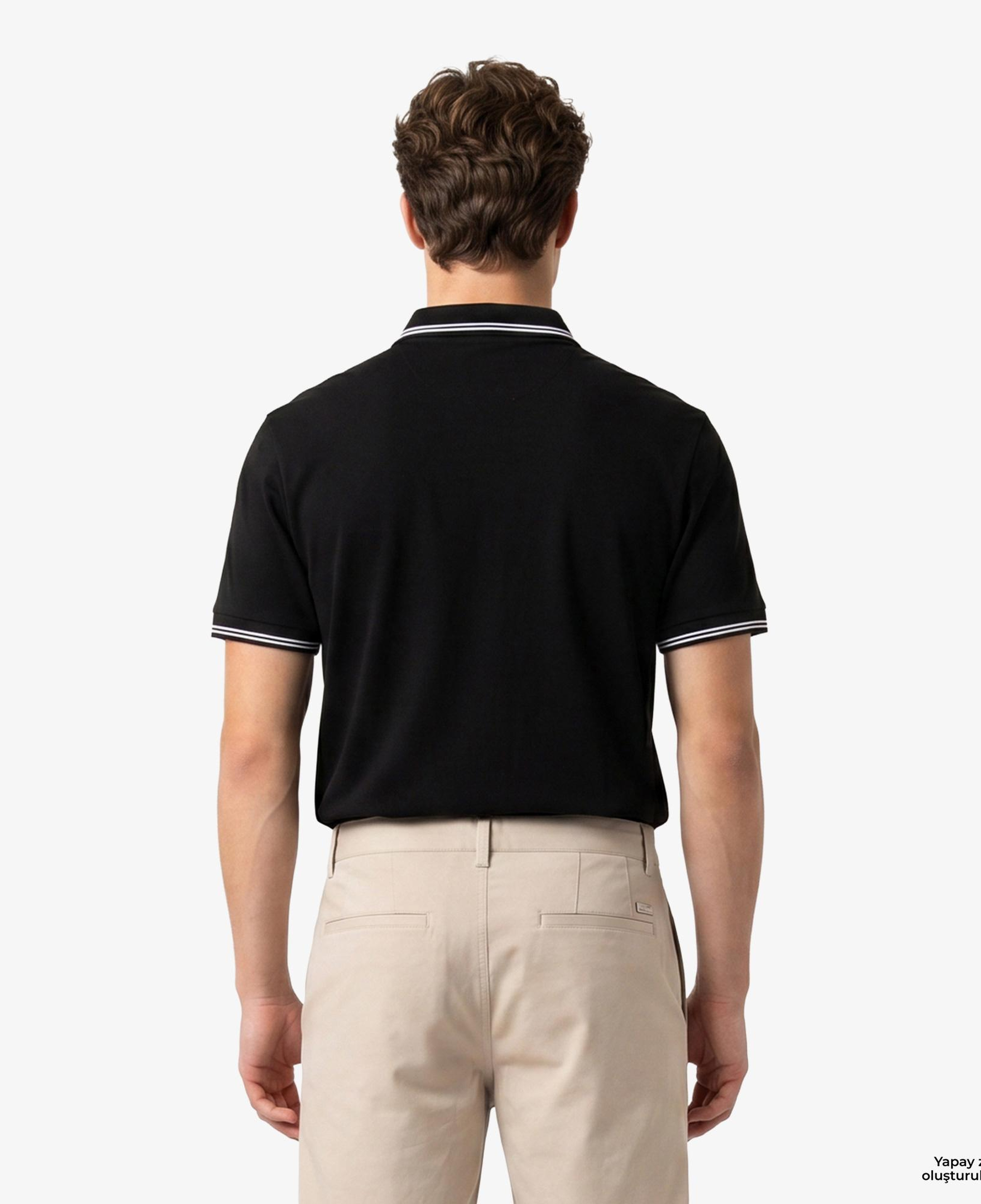 Armani Exchange Erkek Siyah Polo