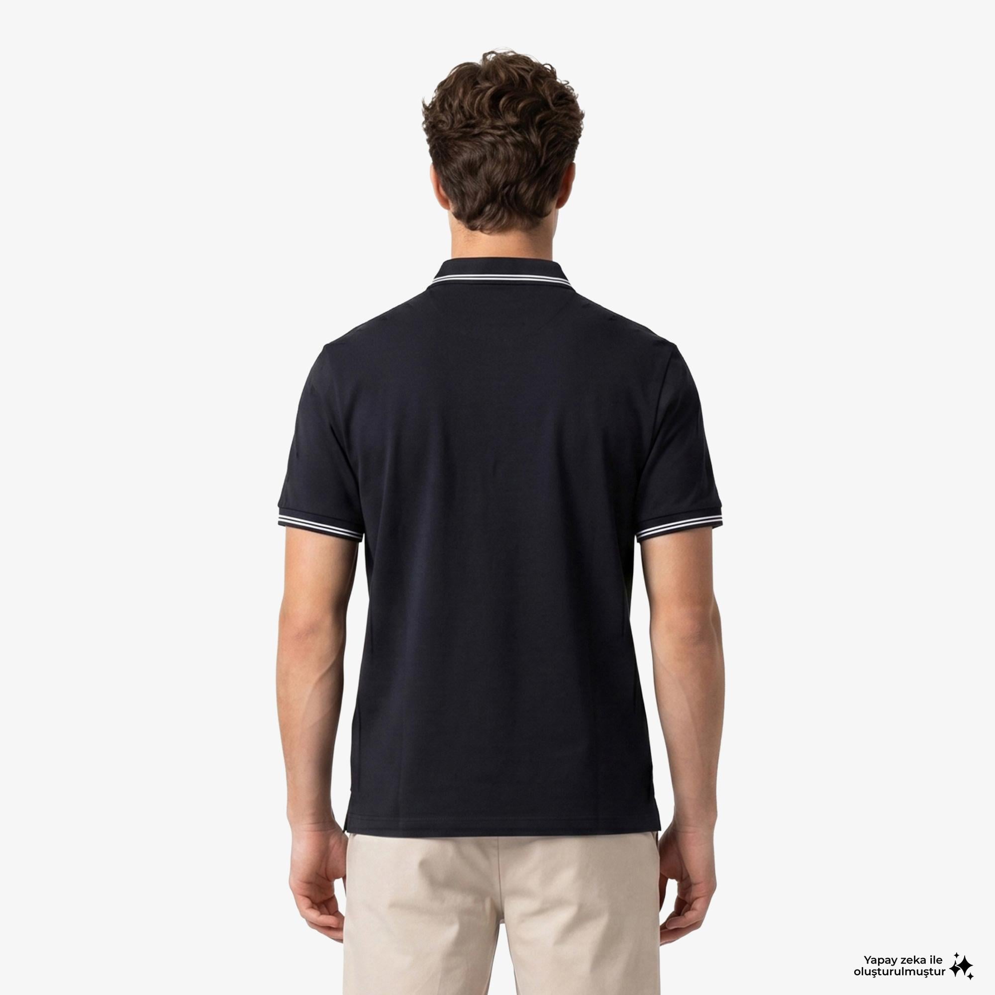 Armani Exchange Erkek Lacivert Polo