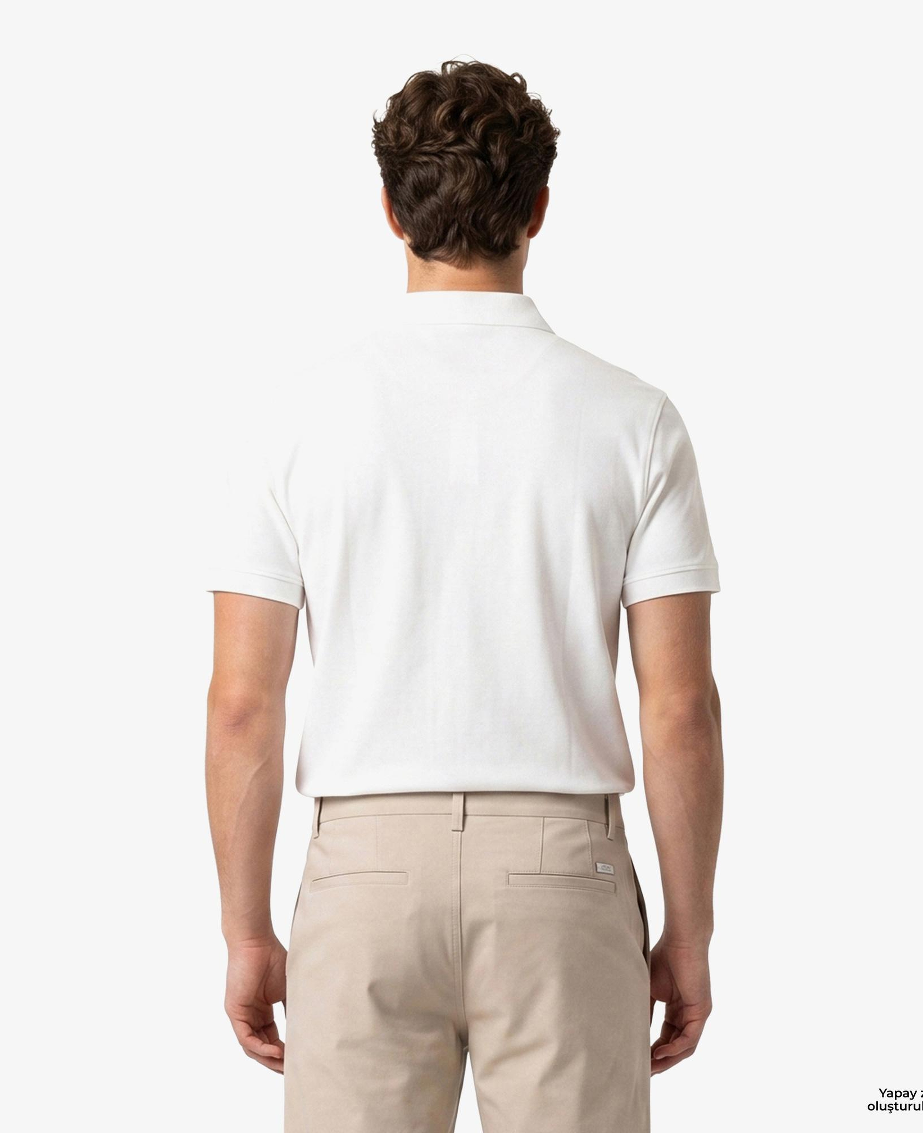 Armani Exchange Erkek Beyaz Polo