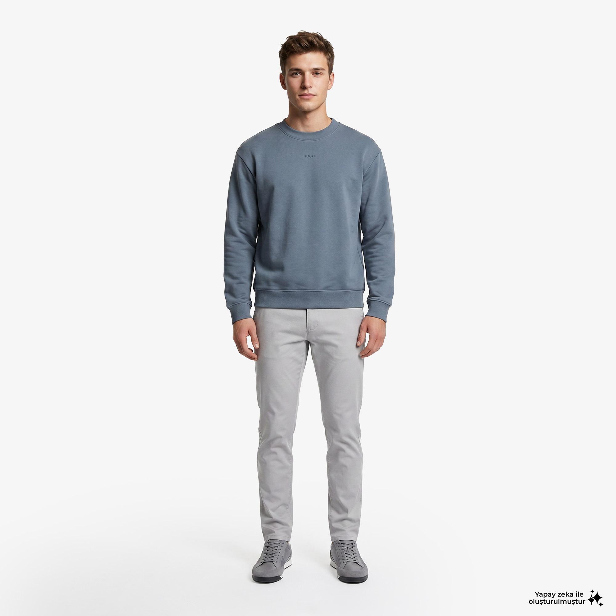 Hugo Dapo Erkek Mavi Sweatshirt