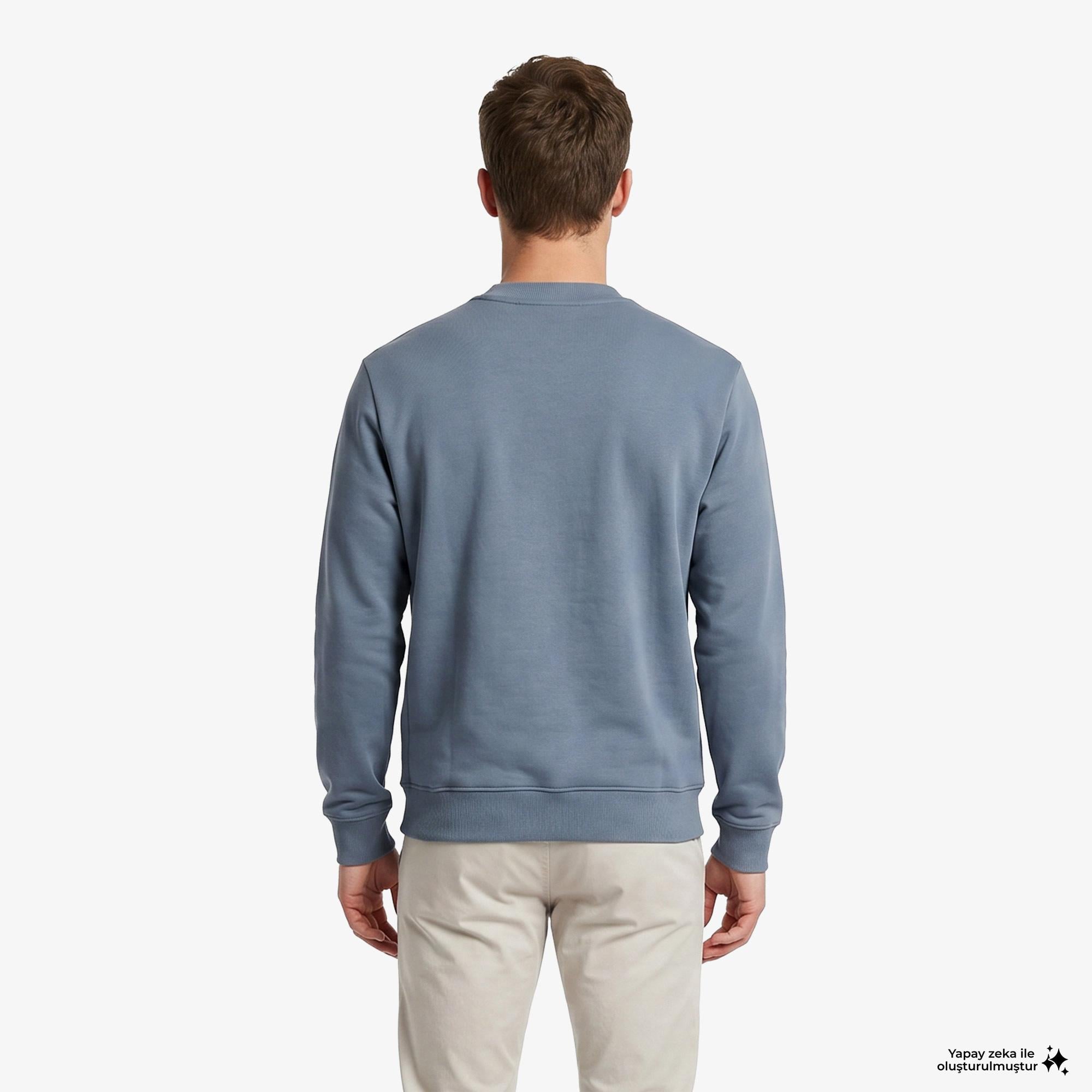 Hugo Dapo Erkek Mavi Sweatshirt