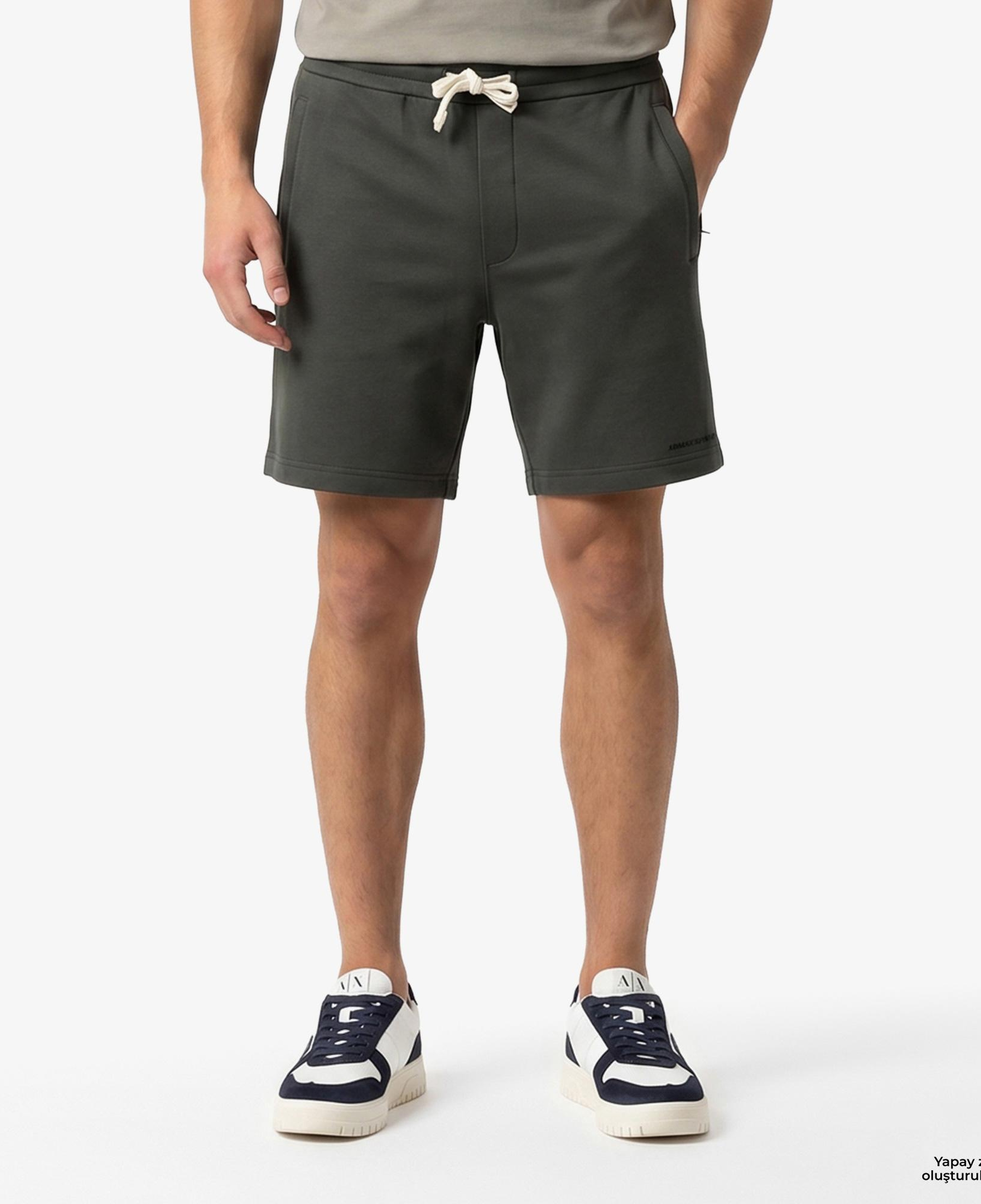 Armani Exchange Erkek Gri Şort