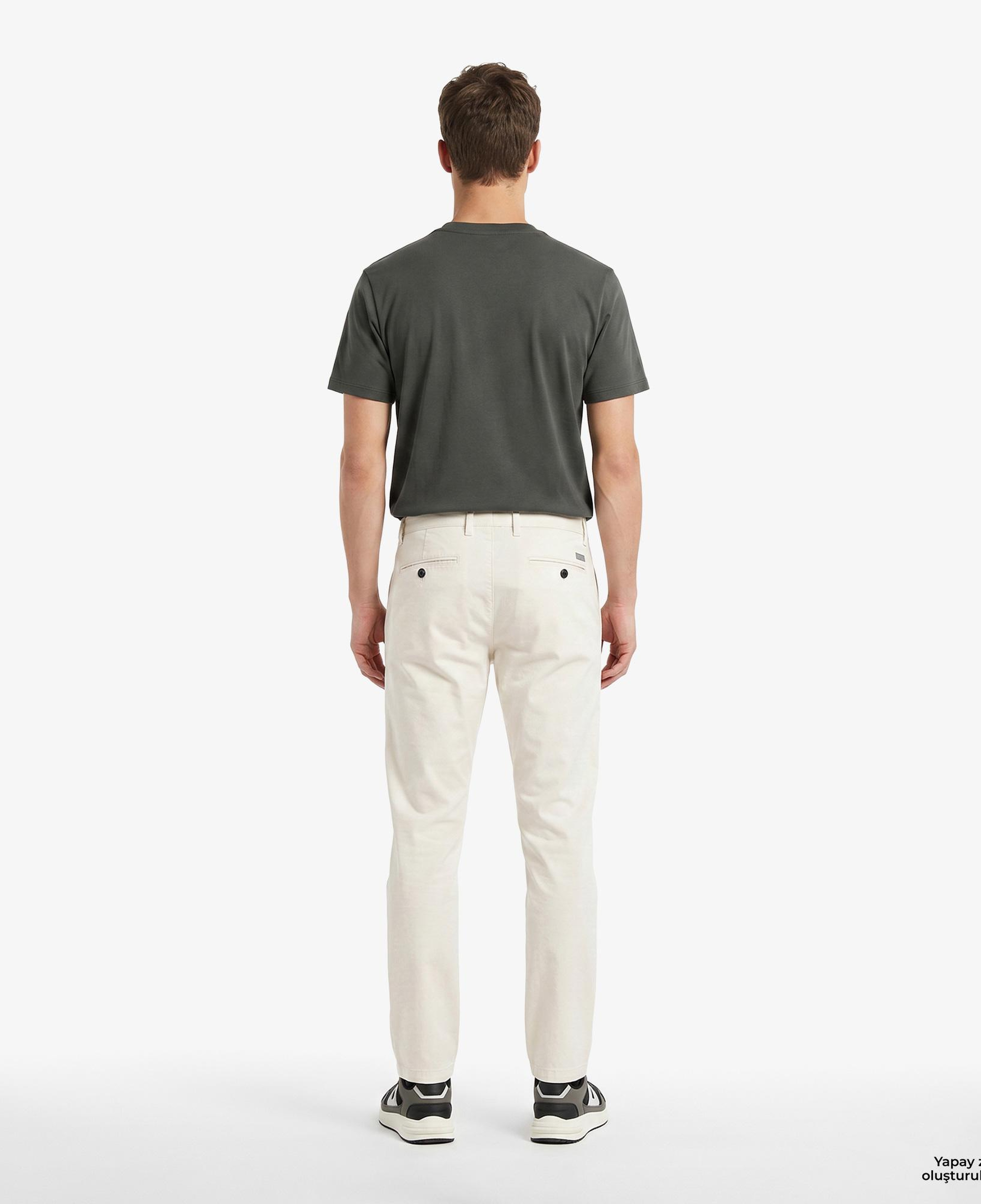 Armani Exchange Erkek Krem Pantolon