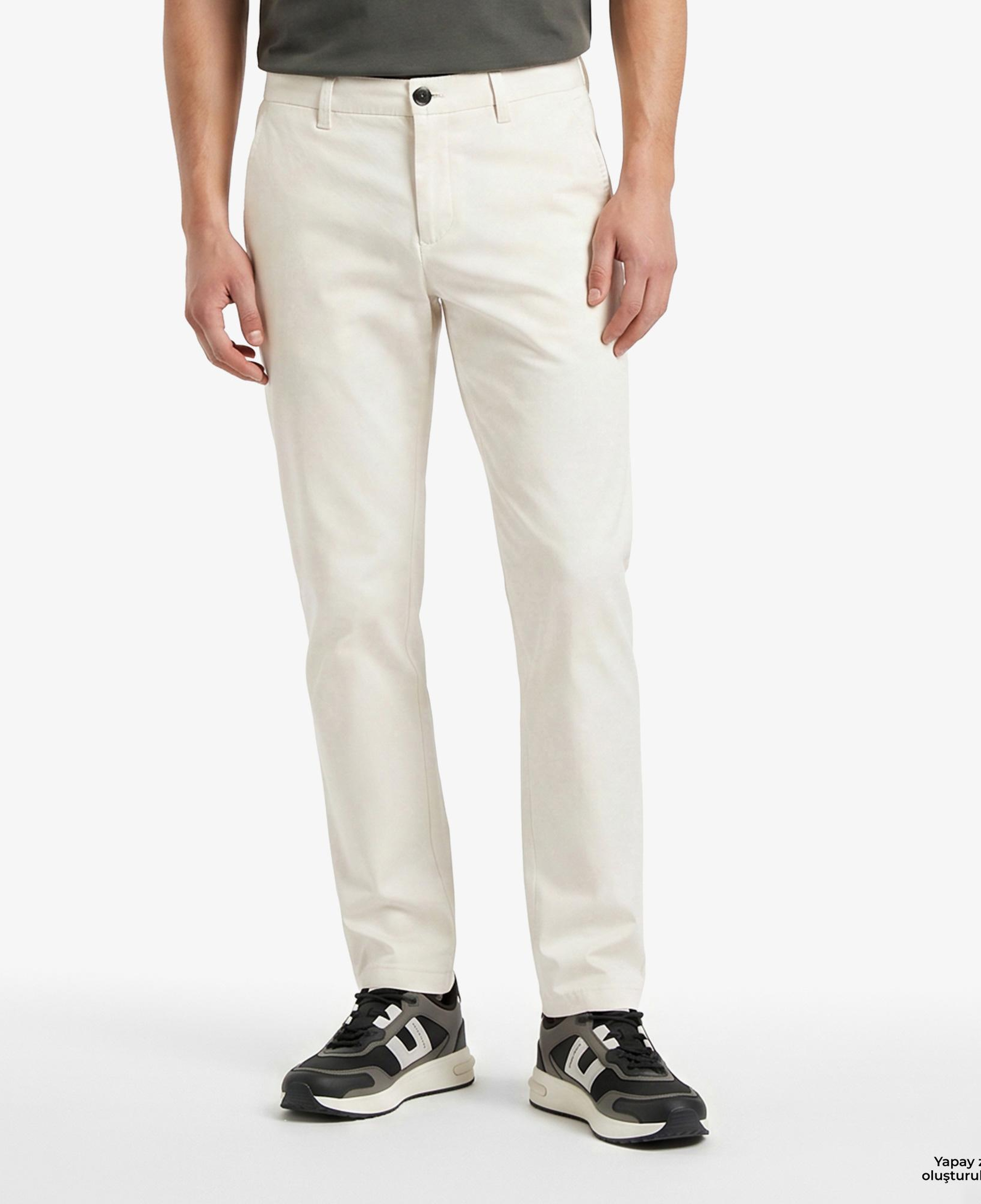 Armani Exchange Erkek Krem Pantolon