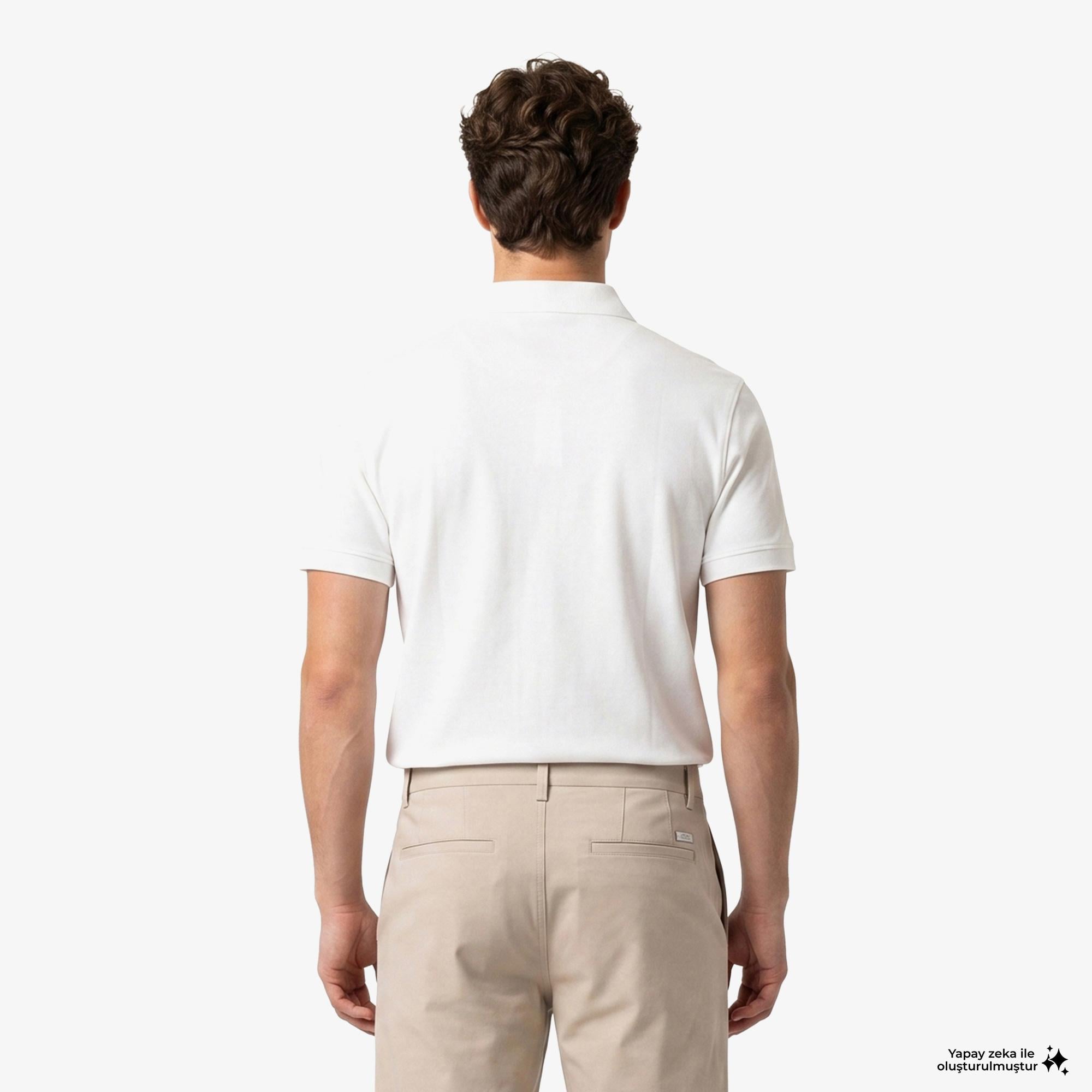 Armani Exchange Erkek Beyaz Polo