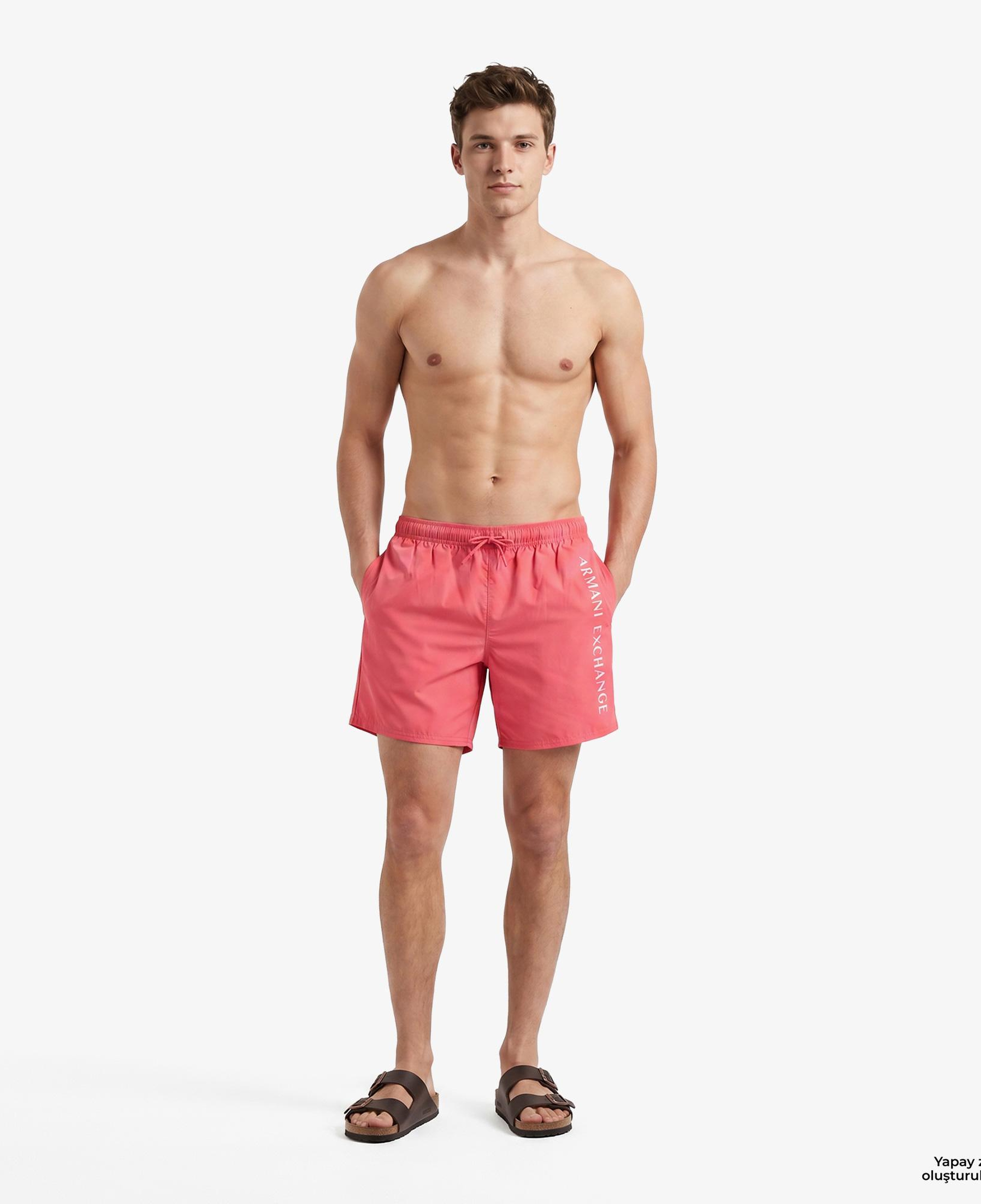 Armani Exchange Erkek Pembe Deniz Şortu