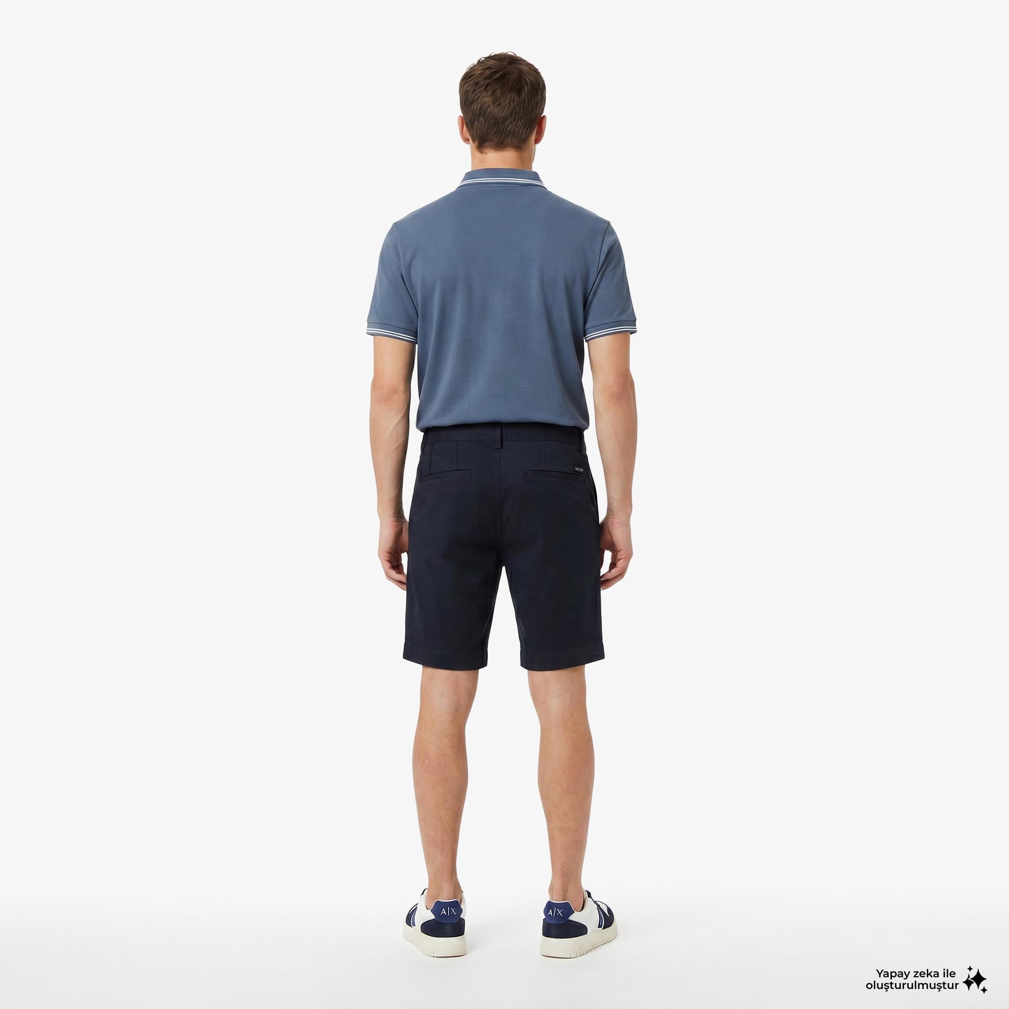 Armani Exchange Erkek Lacivert Şort