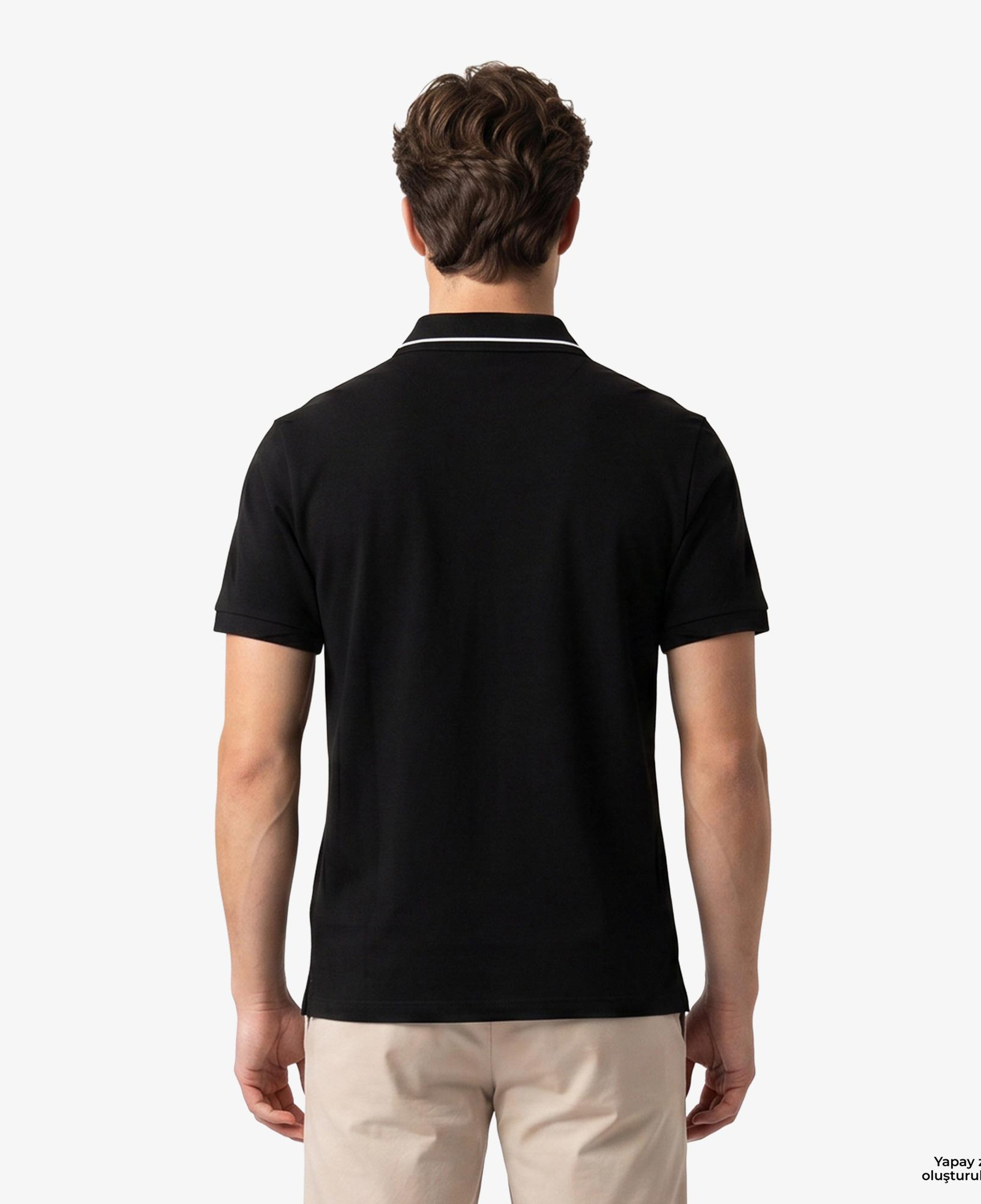 Armani Exchange Erkek Siyah Polo