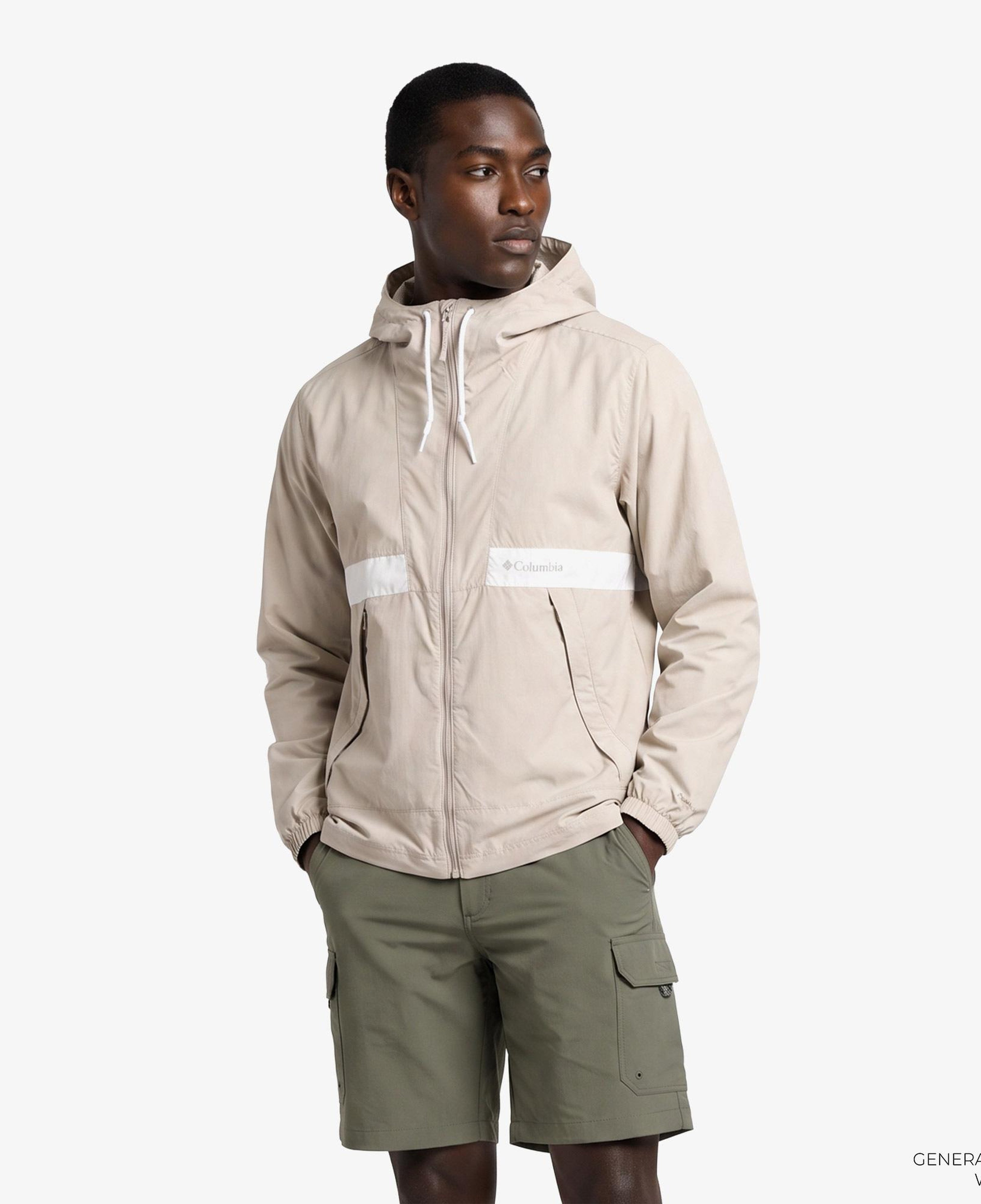 Columbia Spire Valley Hooded Erkek Kahverengi Yağmurluk