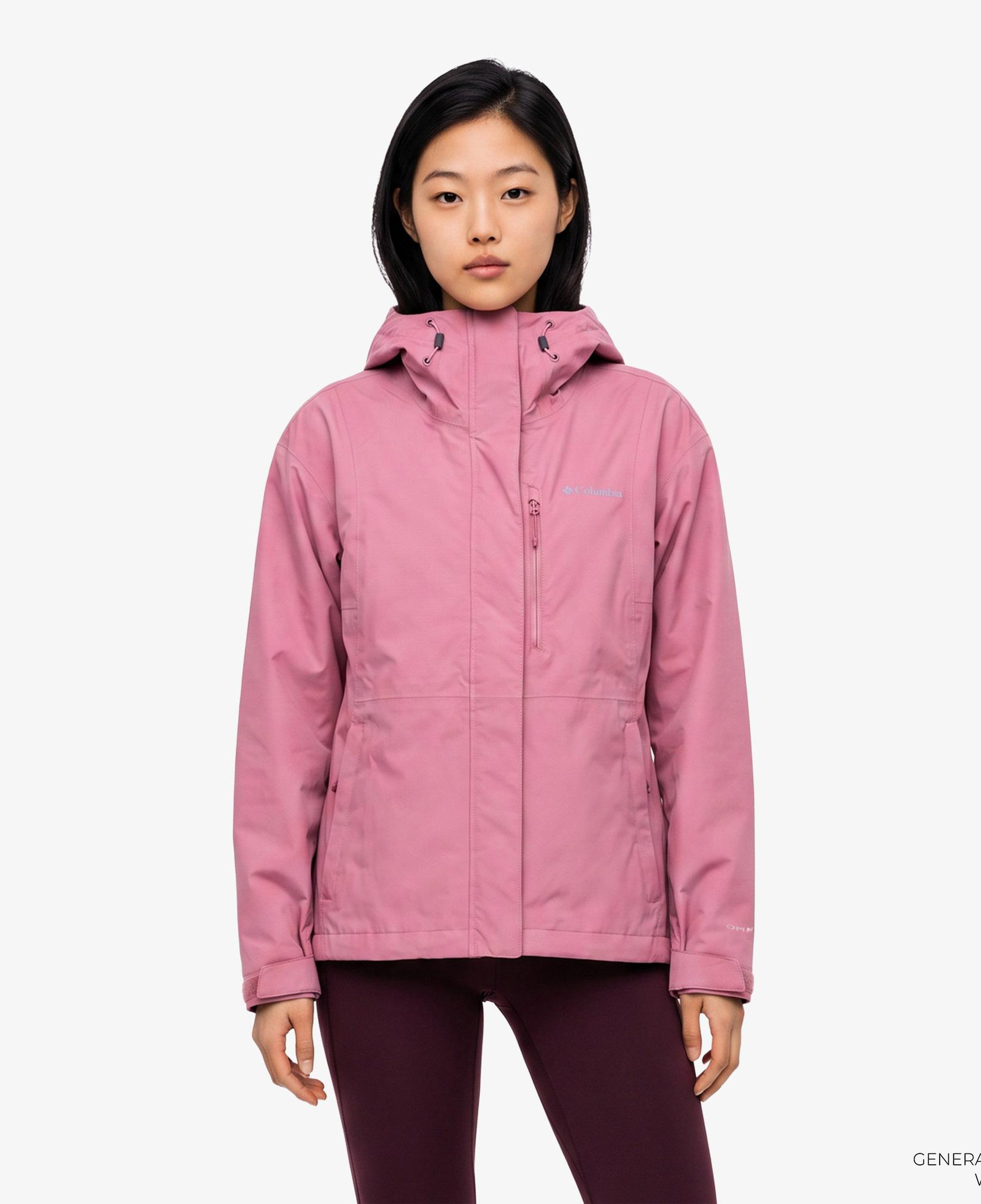 Columbia Hikebound II Kadın Kırmızı Yağmurluk