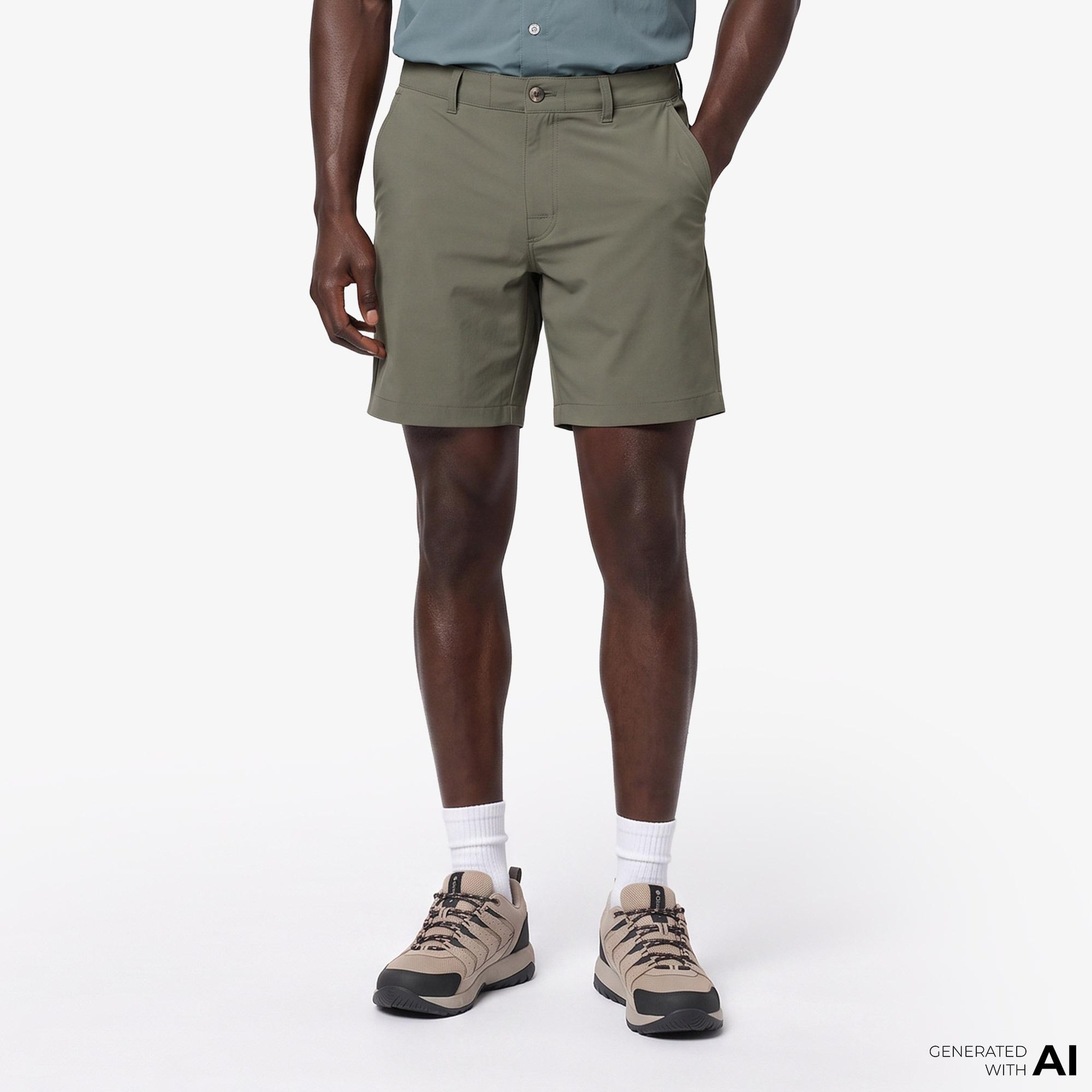 Columbia Tech Trail Utility Erkek Yeşil Şort