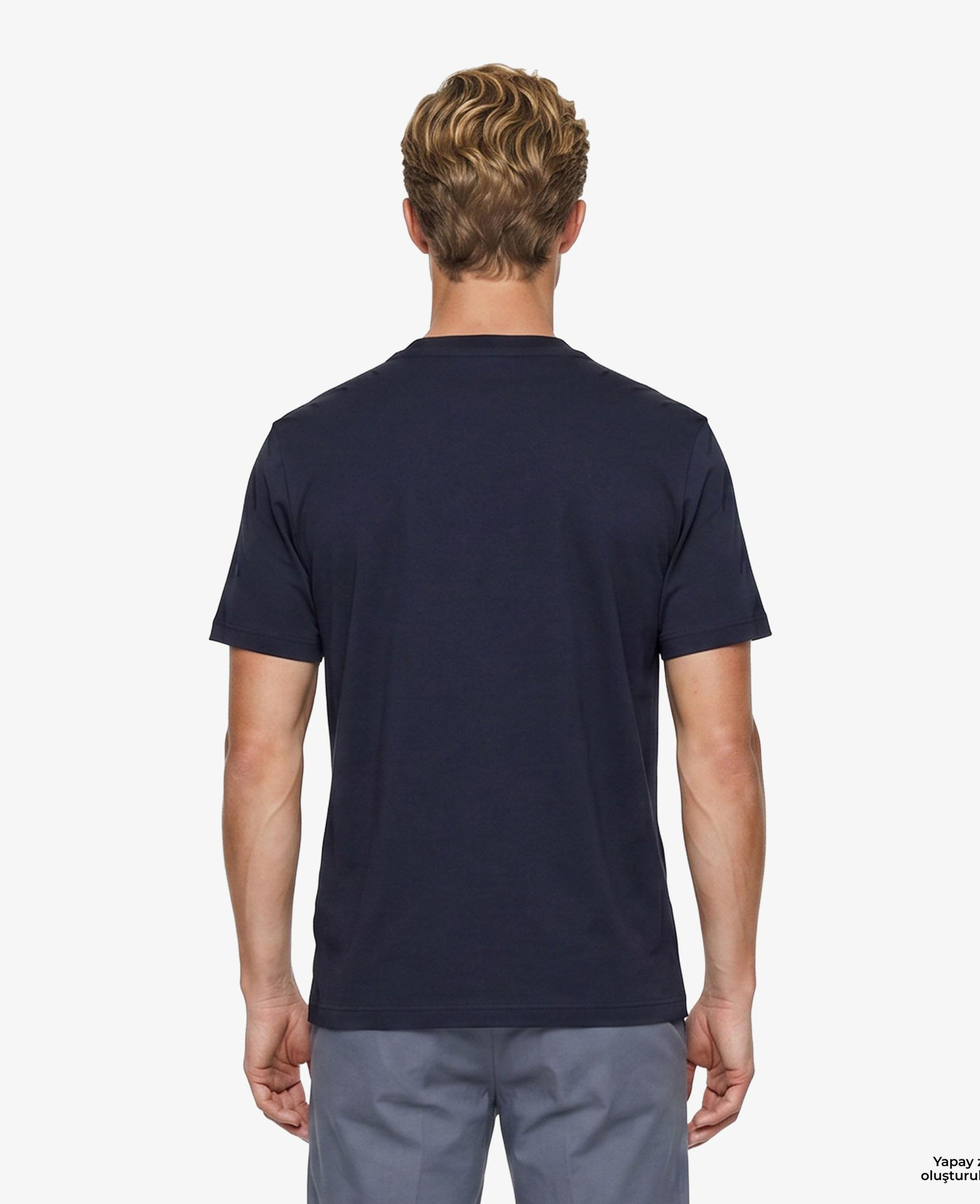 Boss Interlock Erkek Lacivert T-Shirt