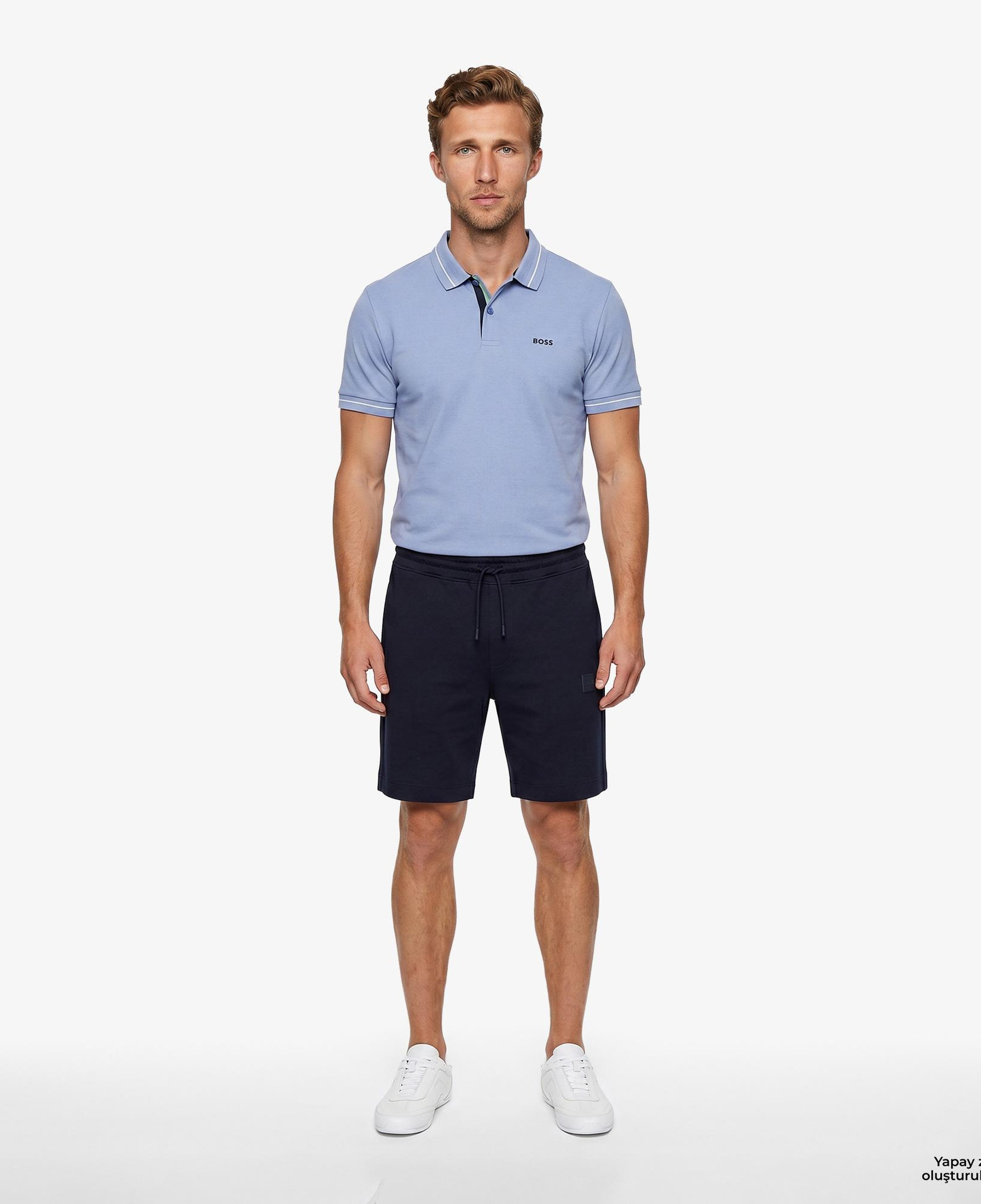 Boss Member Erkek Mavi Polo
