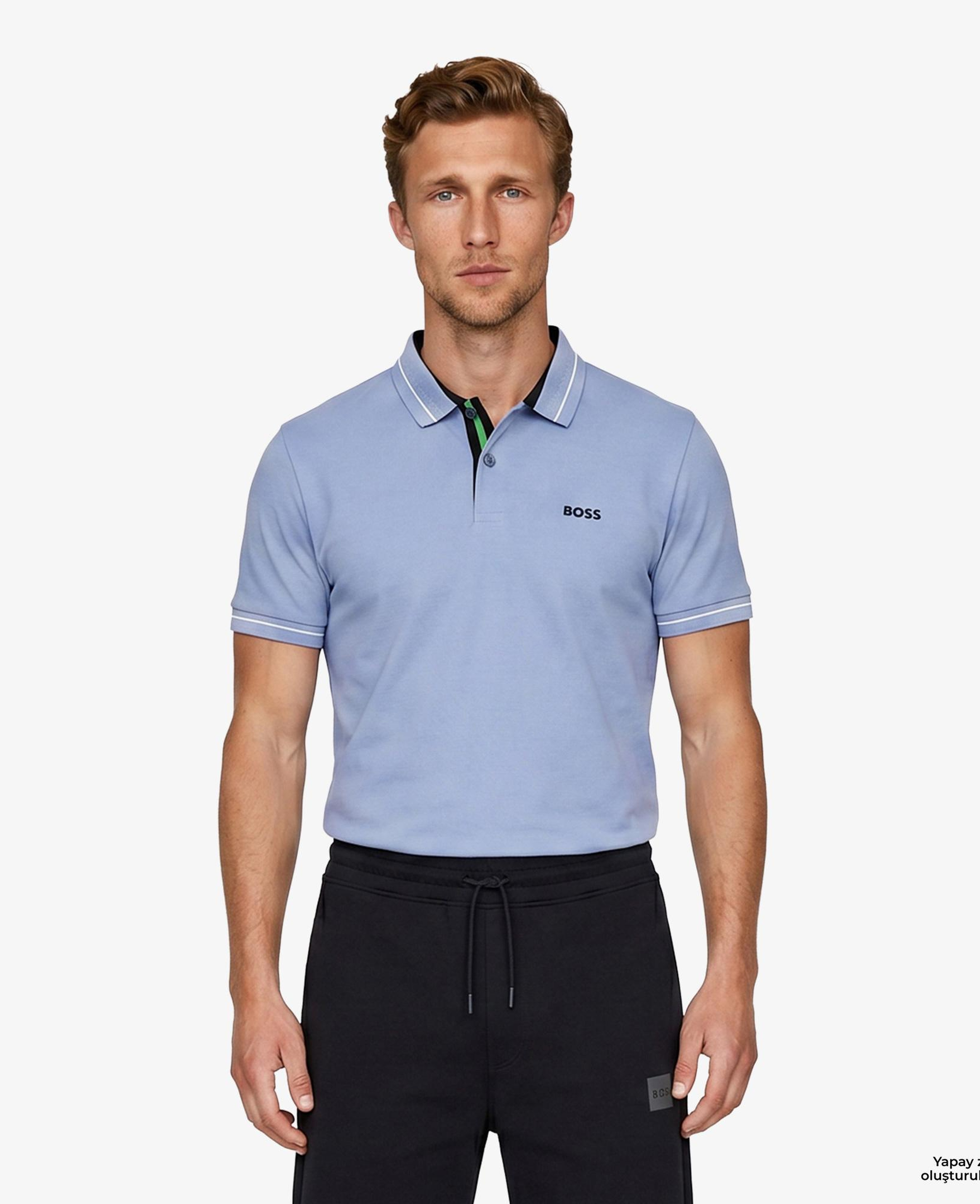 Boss Member Erkek Mavi Polo