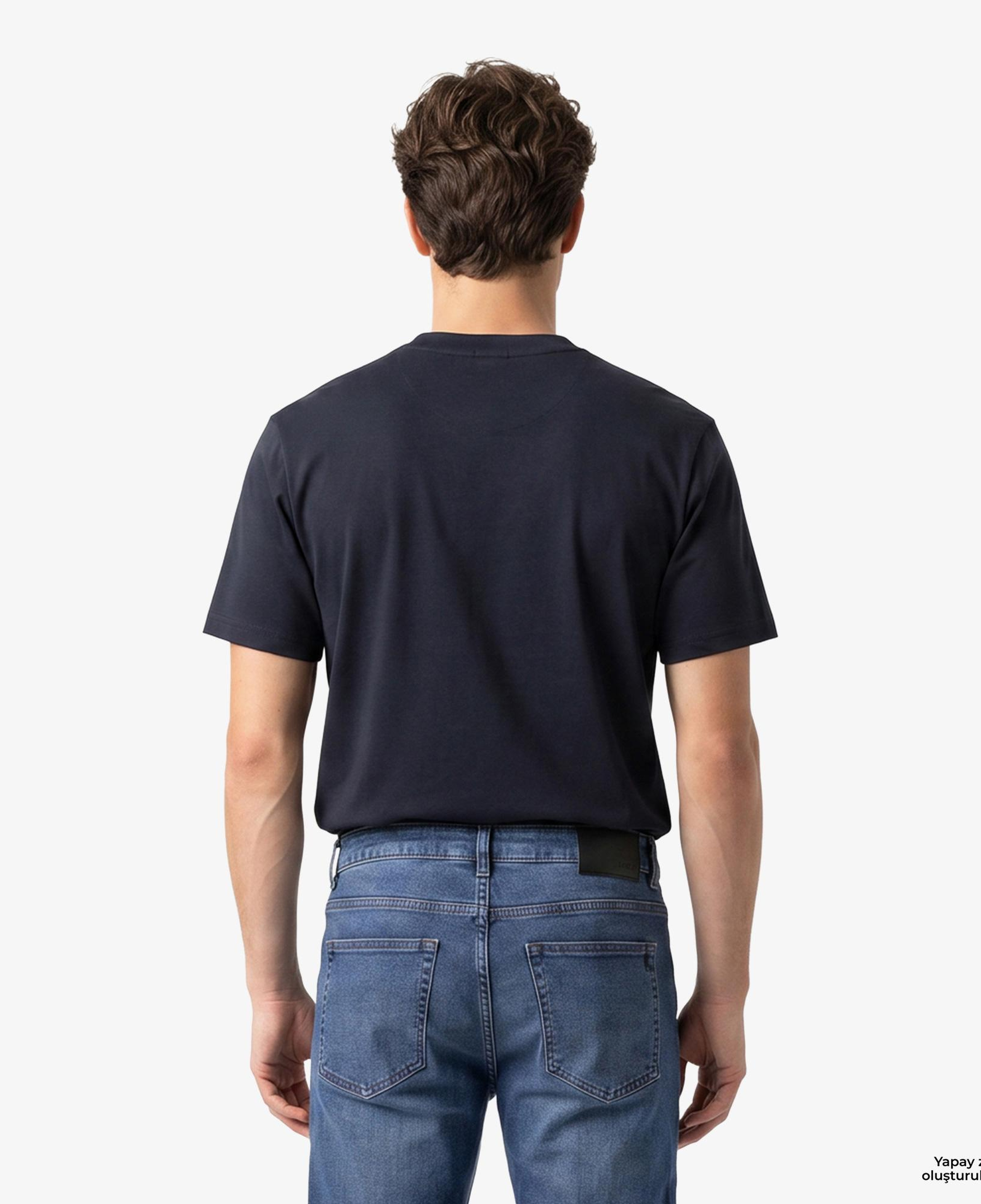 Boss Terrace Photo Erkek Lacivert T-Shirt
