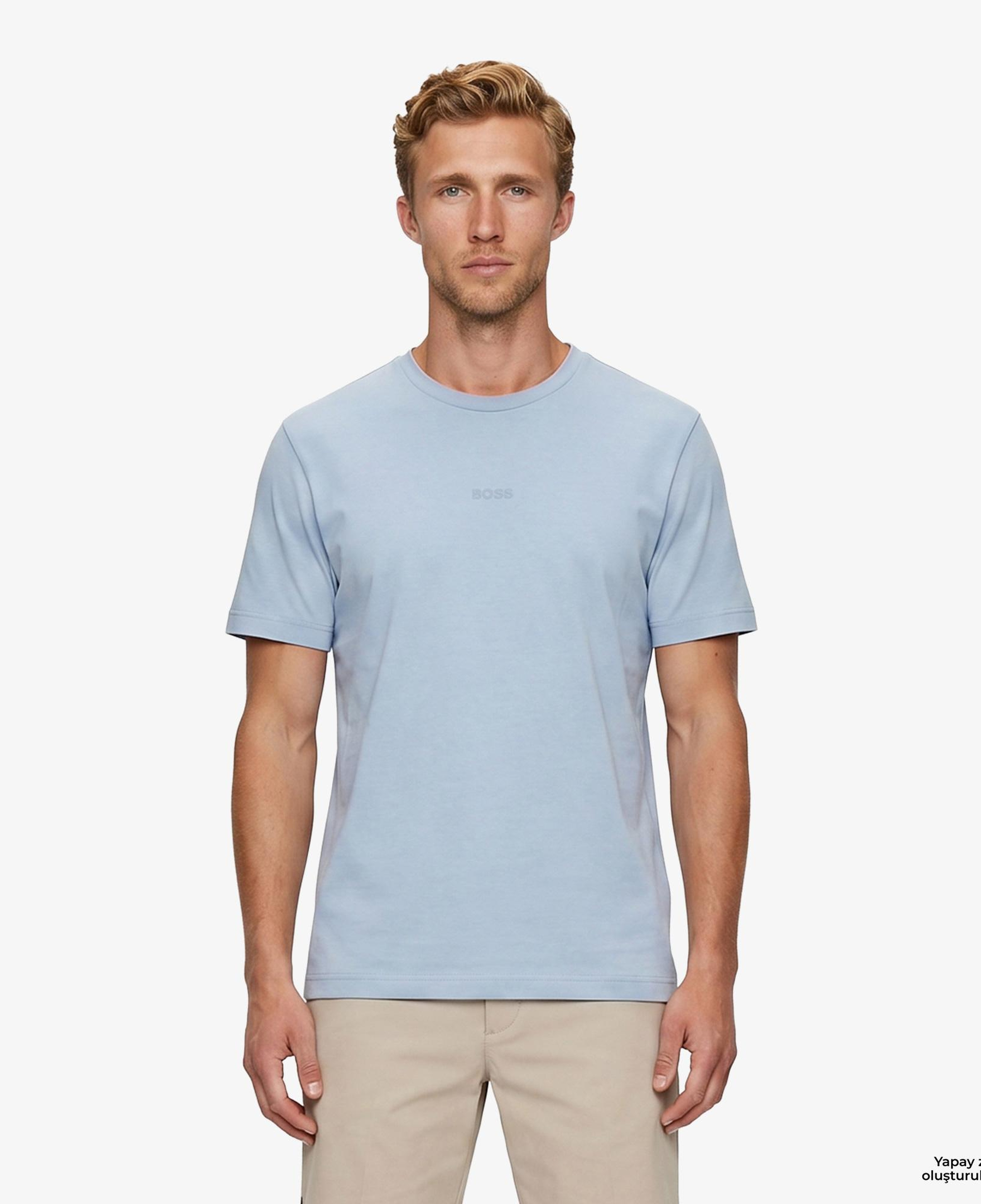 Boss Tchup Erkek Mavi T-Shirt