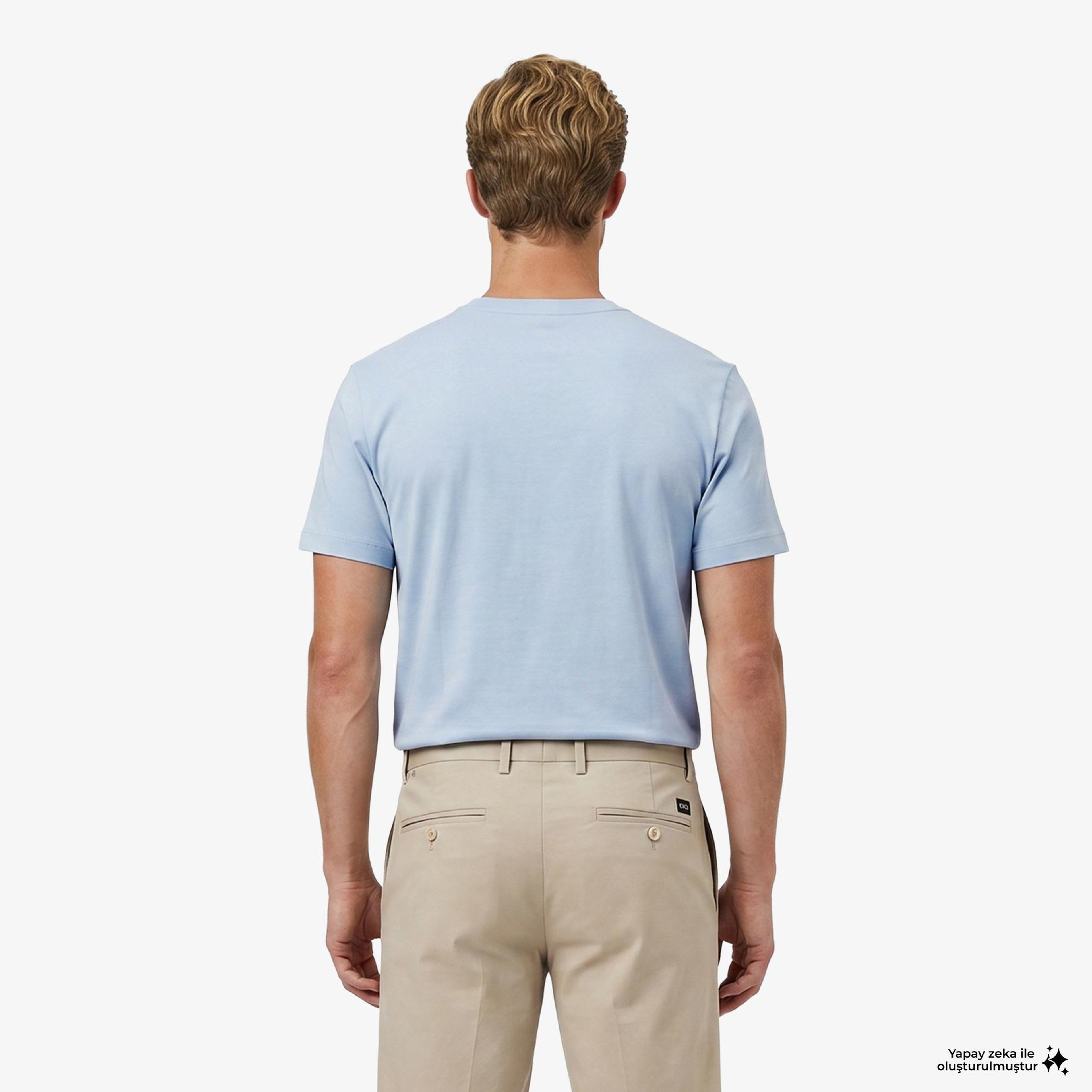 Boss Tchup Erkek Mavi T-Shirt