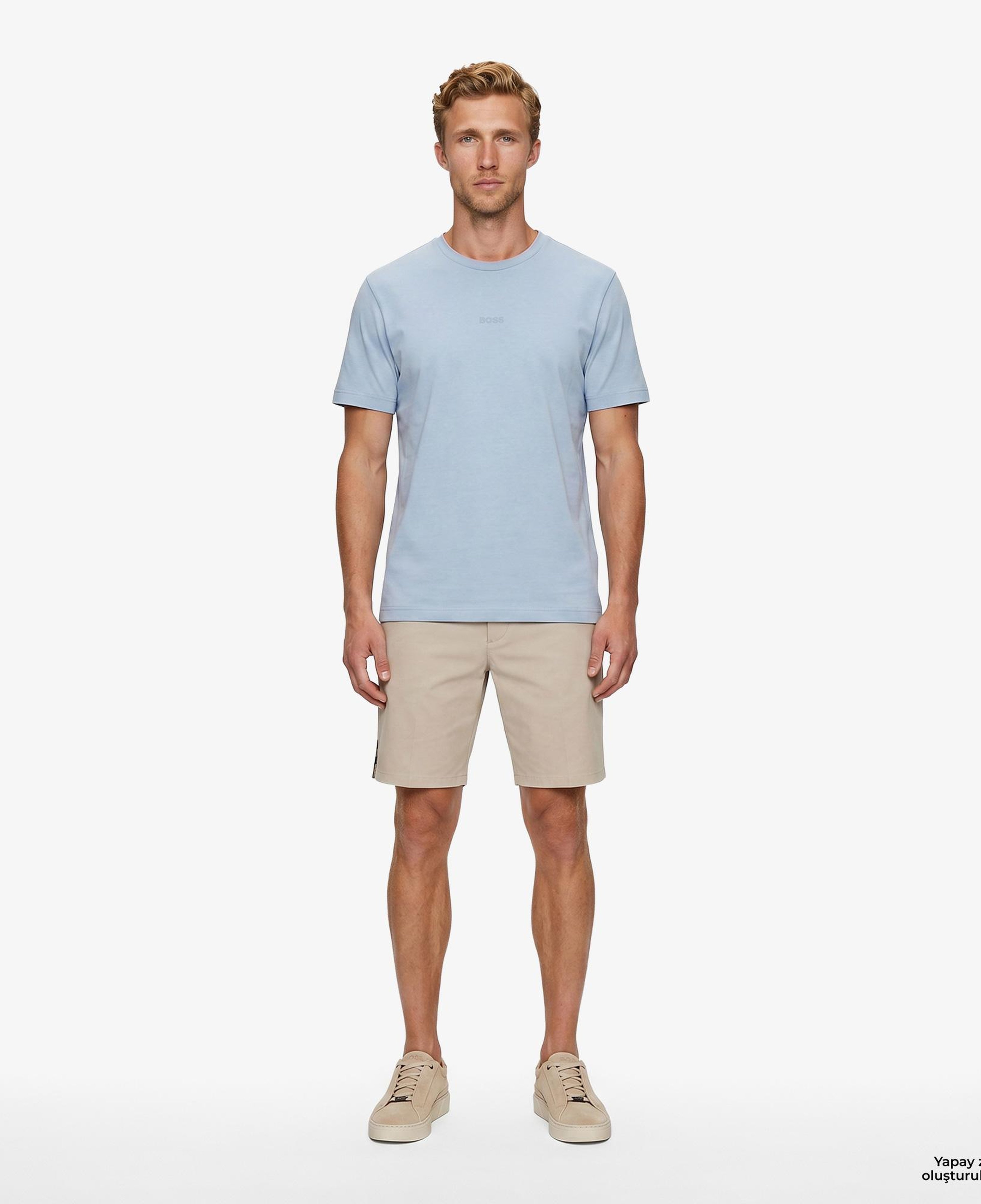Boss Tchup Erkek Mavi T-Shirt