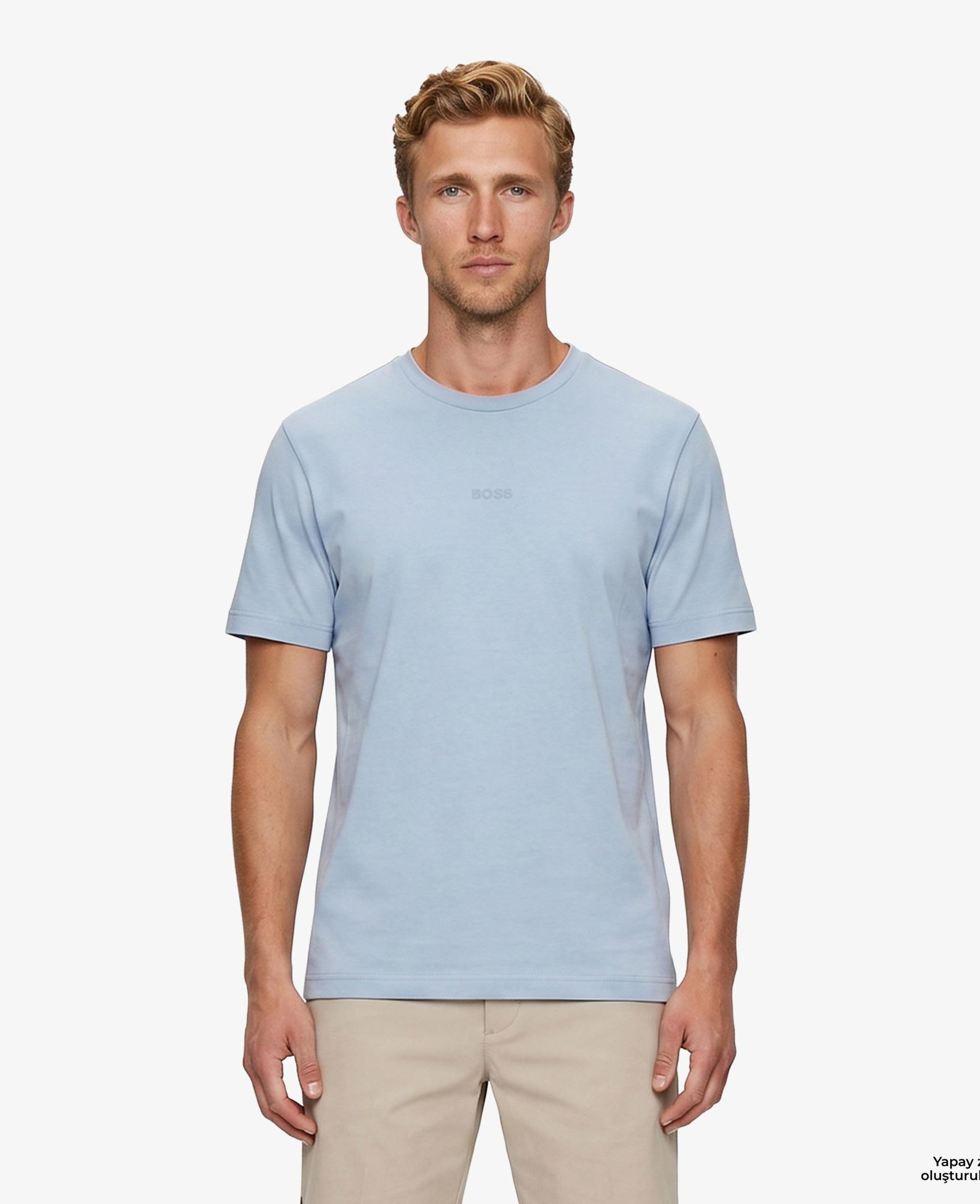 Boss Tchup Erkek Mavi T-Shirt