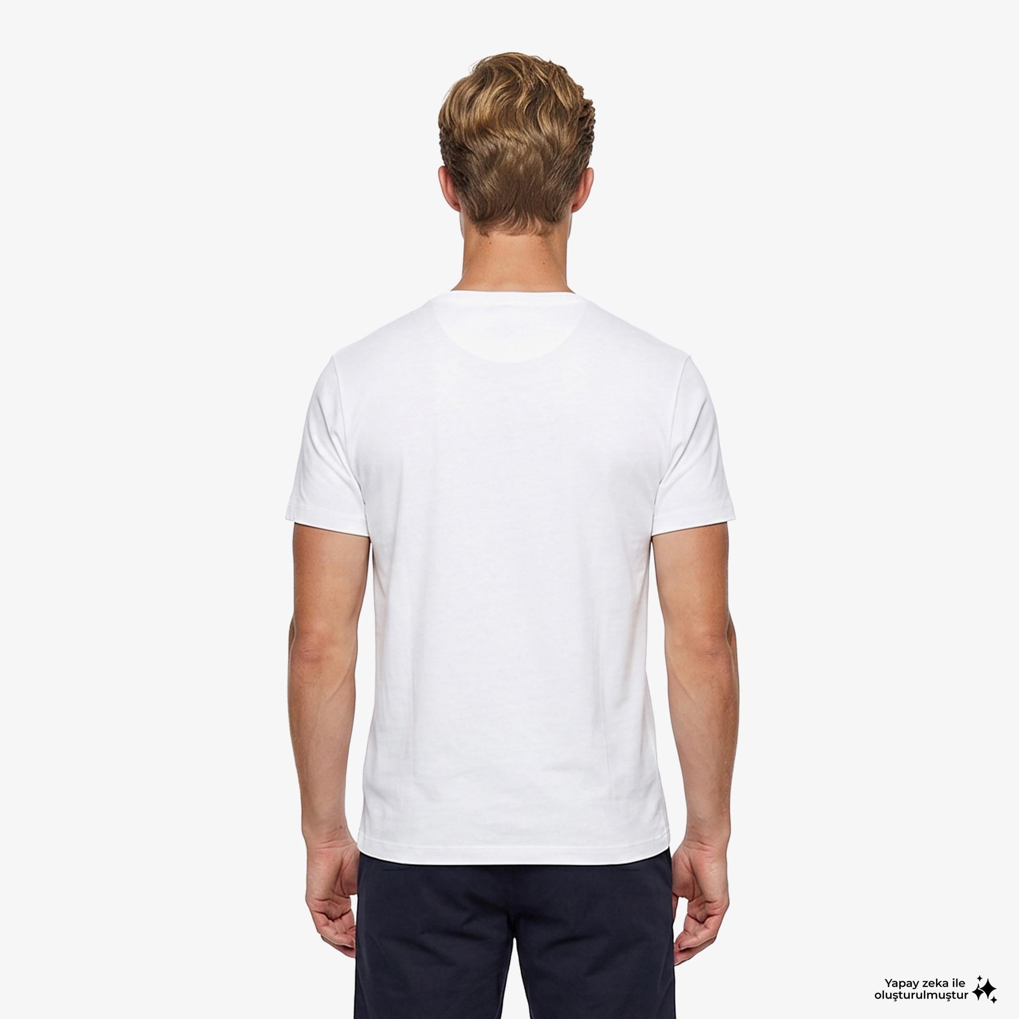 Boss Board Erkek Beyaz T-Shirt