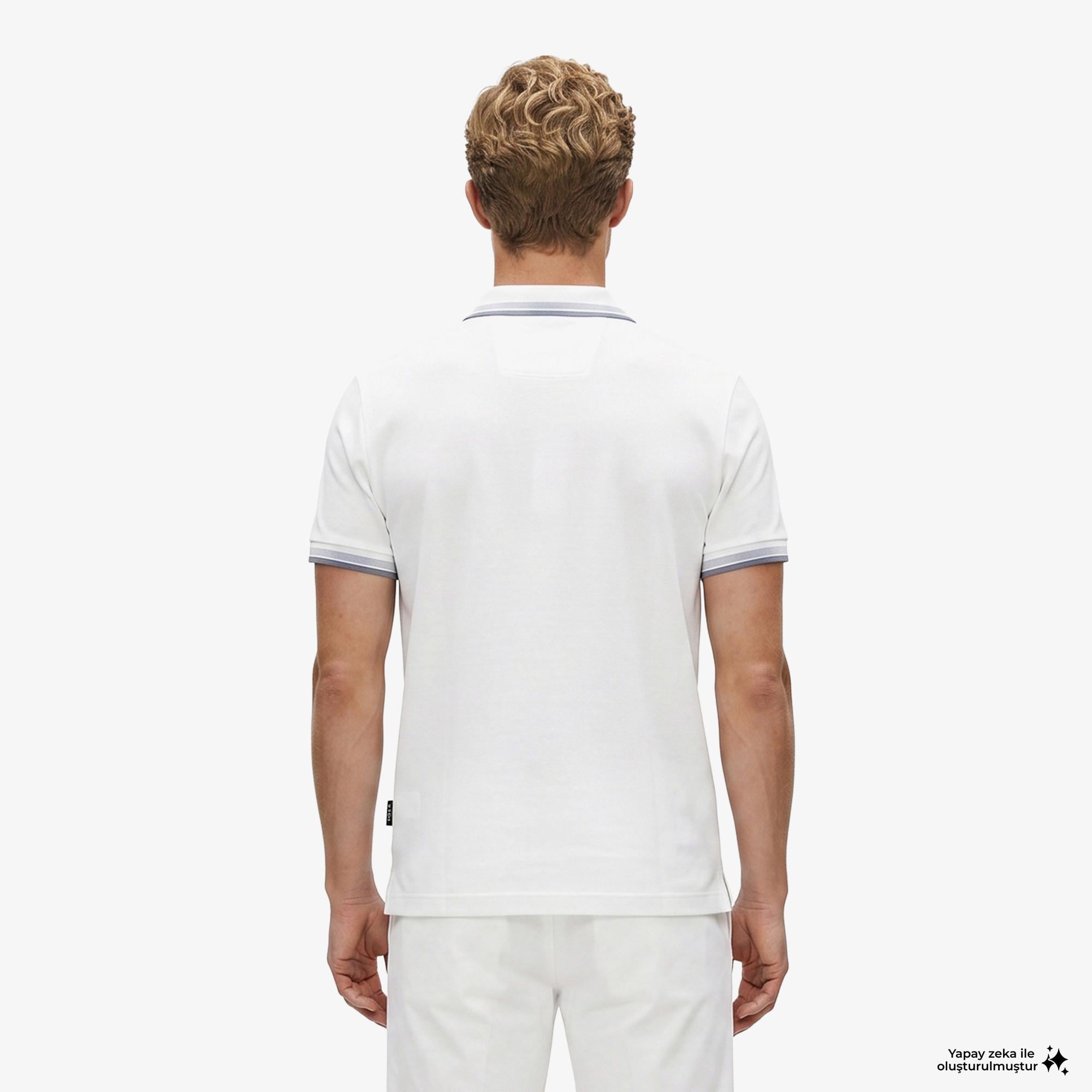 Boss Paddy Erkek Beyaz Polo