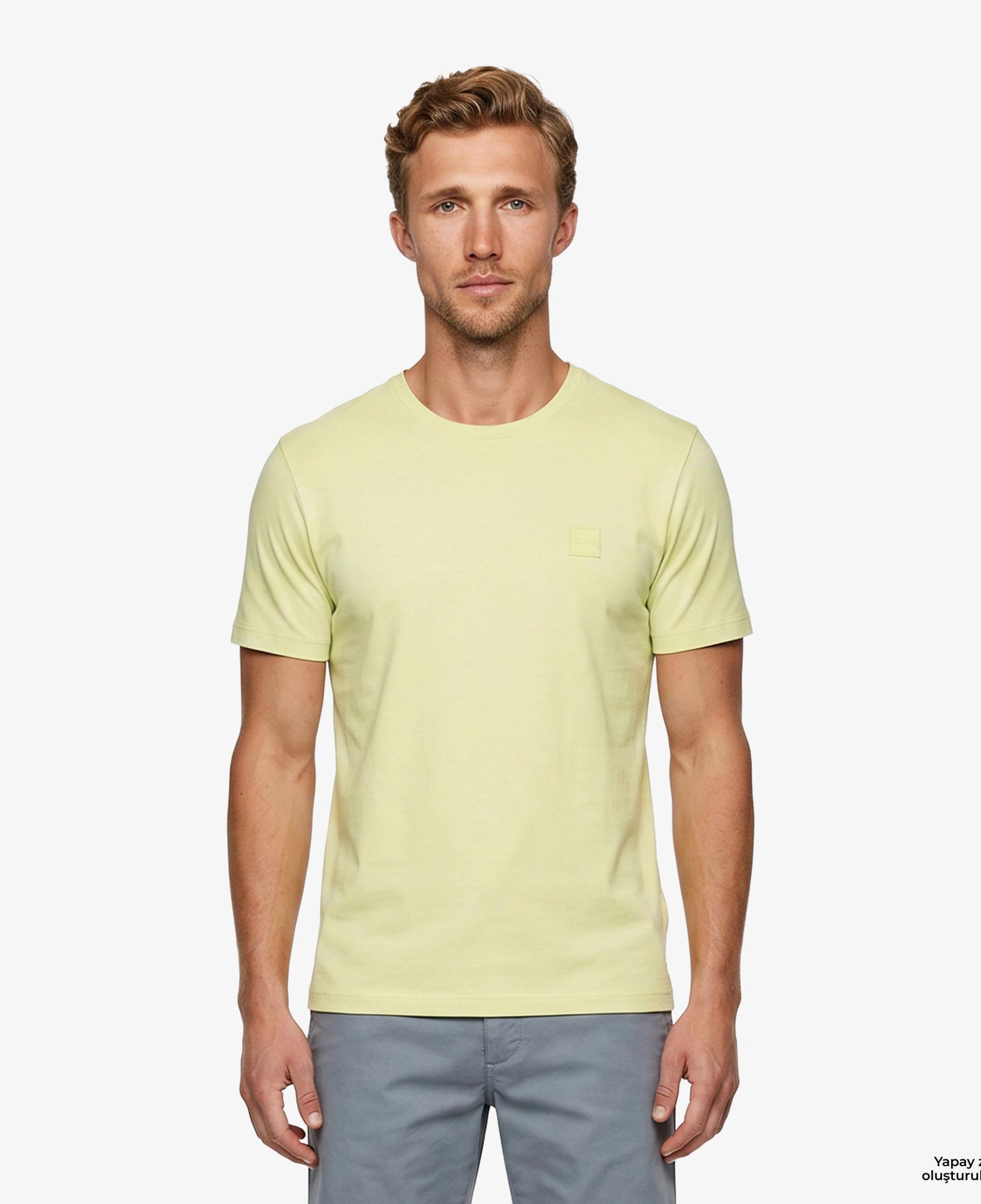 Boss Tales Erkek Bej T-Shirt