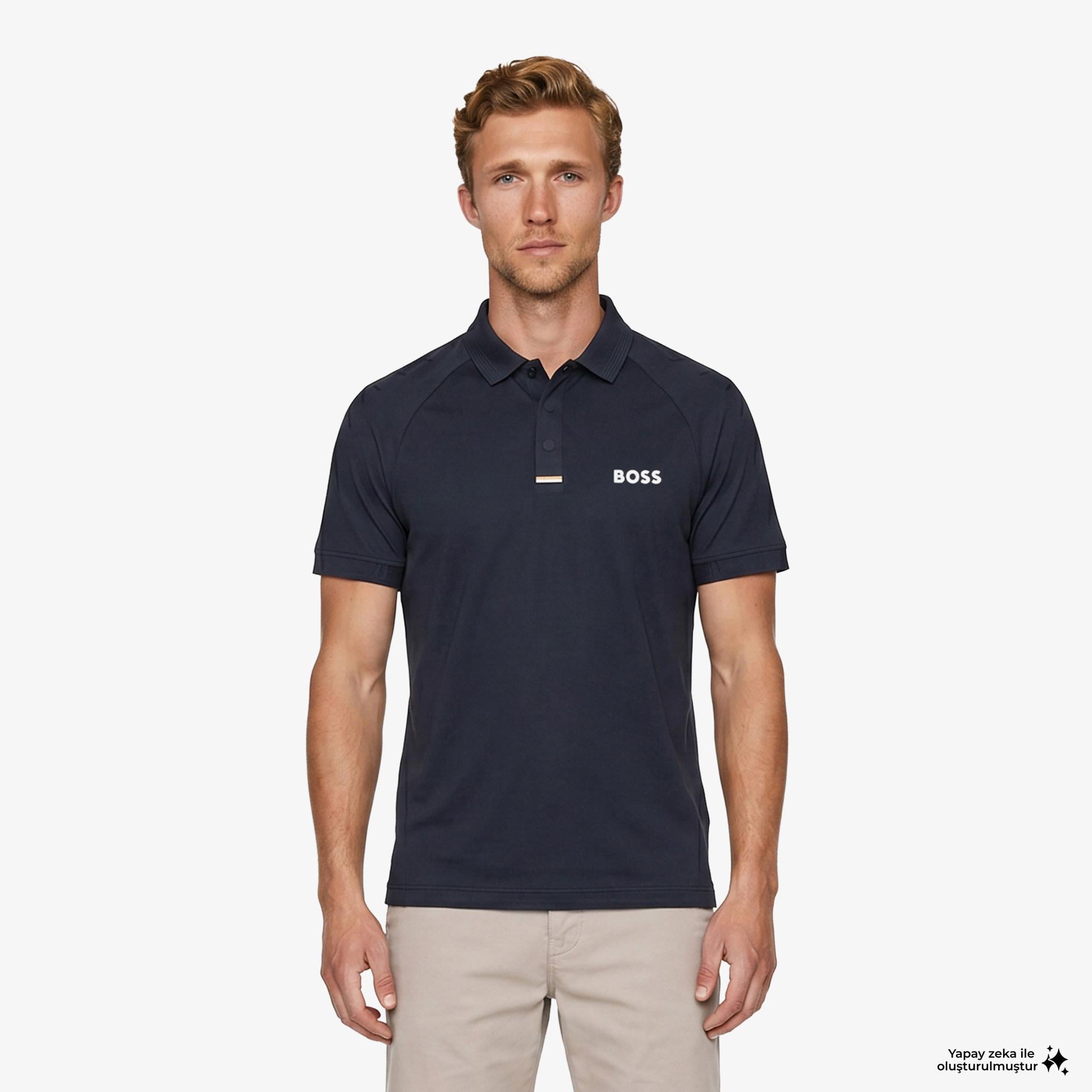 Boss Paddytech Erkek Lacivert Polo