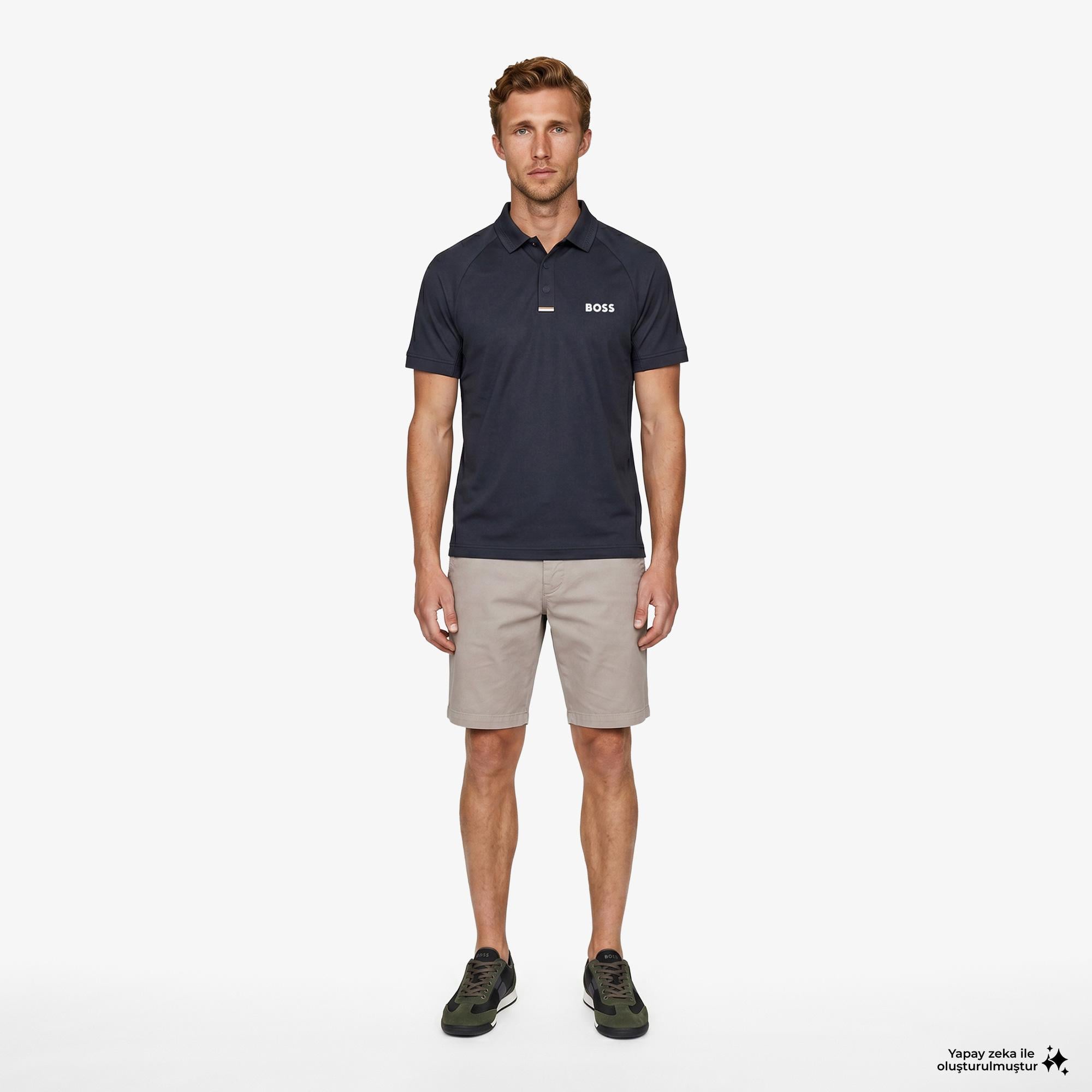 Boss Paddytech Erkek Lacivert Polo