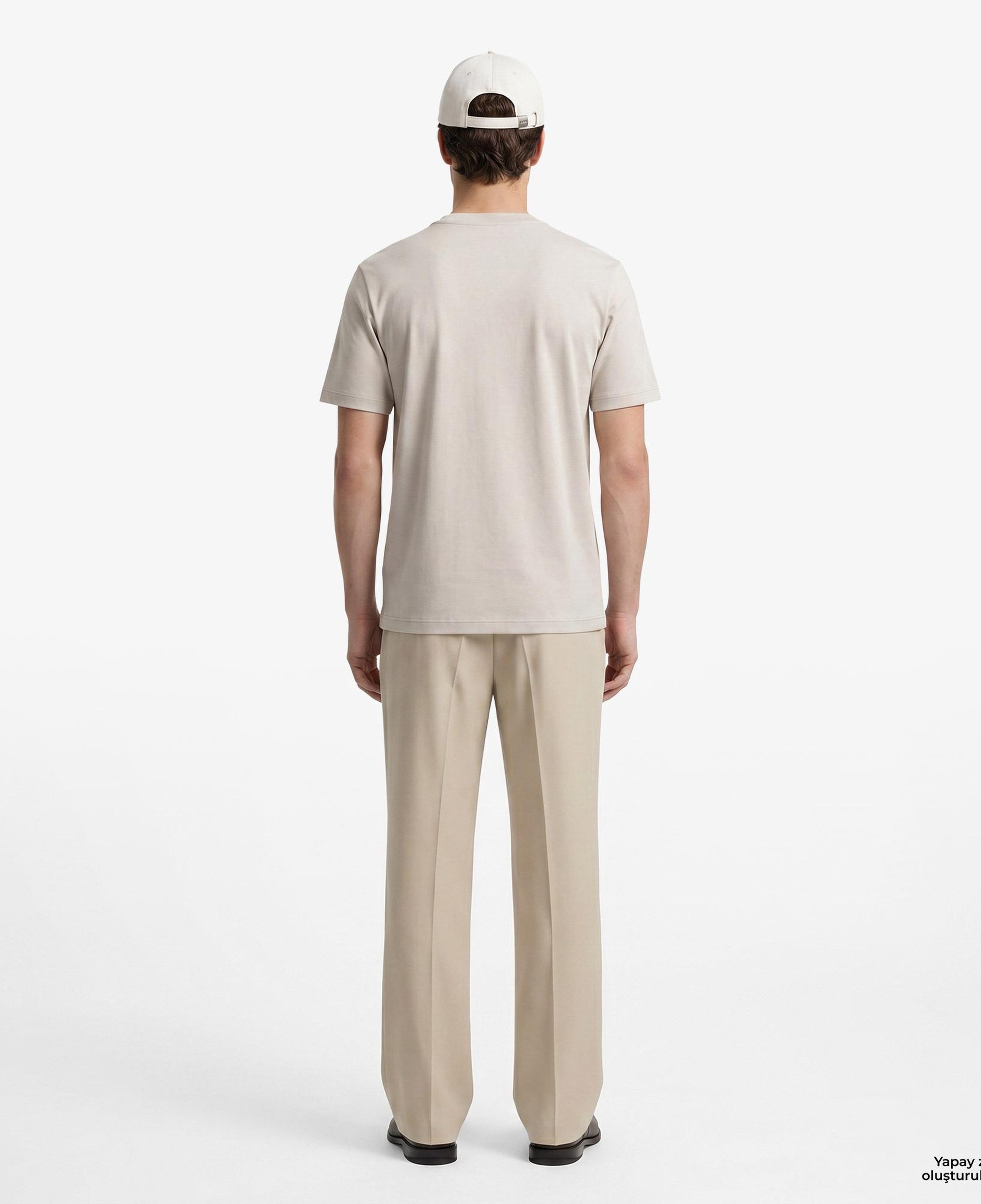 Boss Interlock Erkek Gri T-Shirt