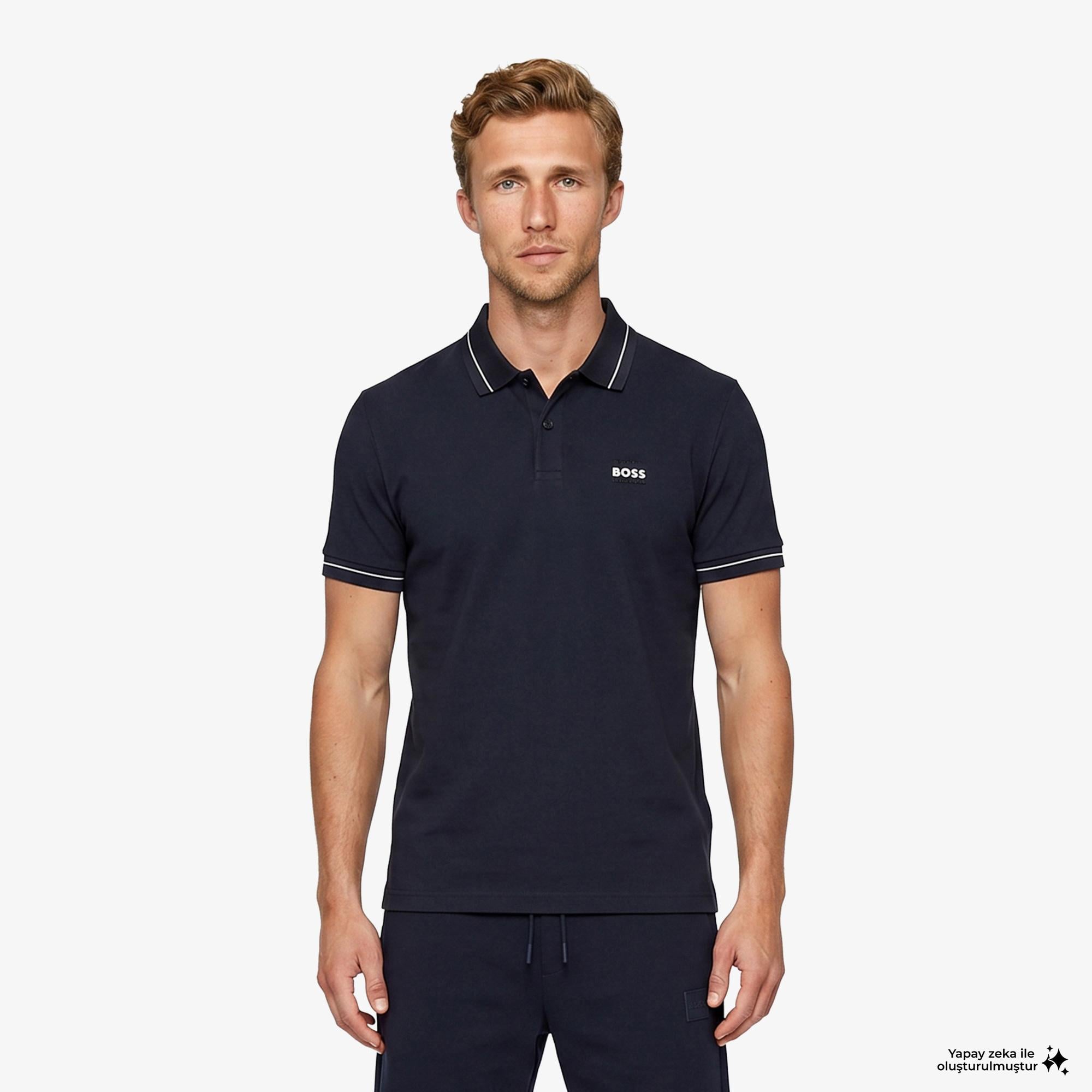 Boss Member Erkek Lacivert Polo