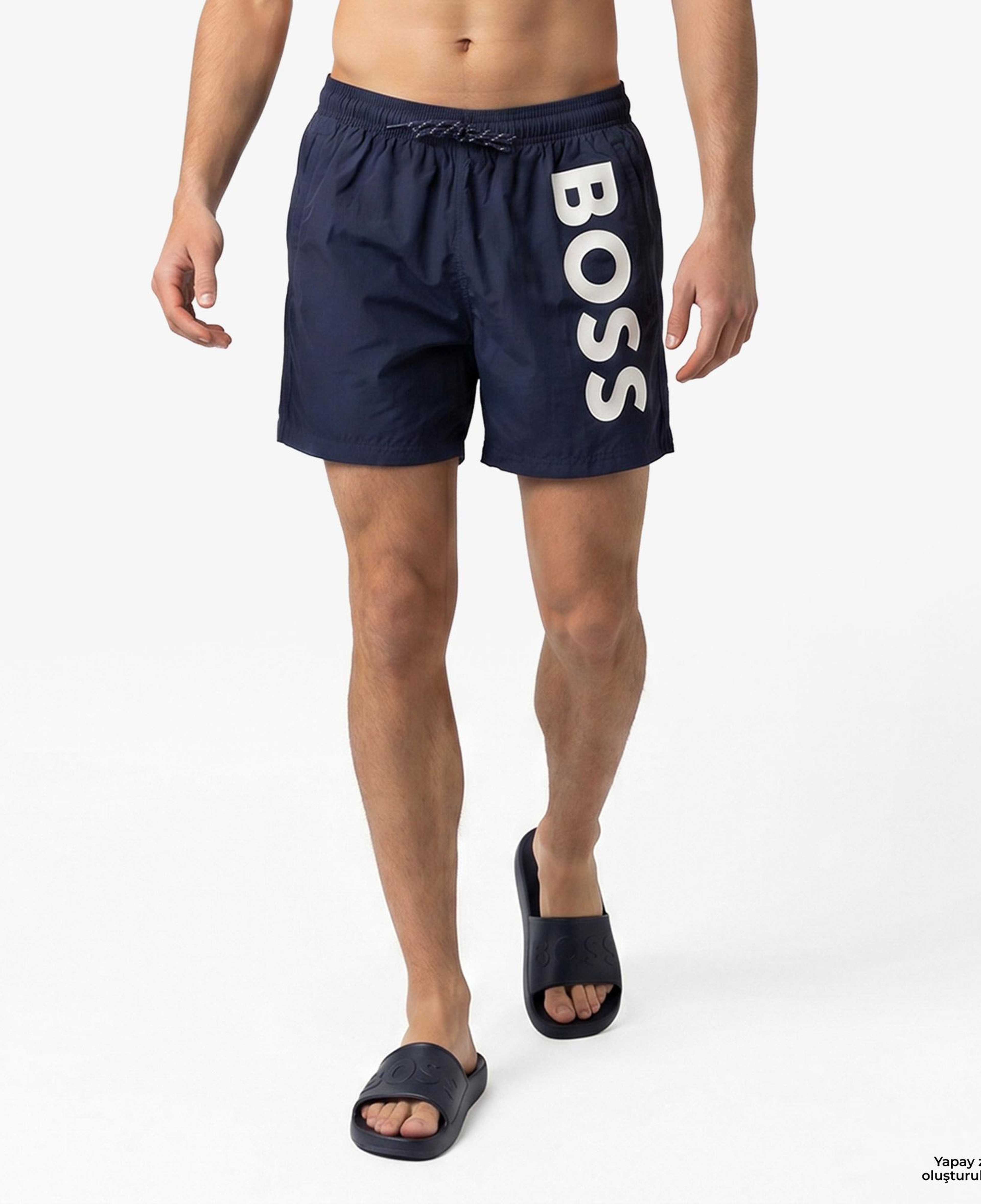 Boss Octopus Erkek Lacivert Deniz Şortu