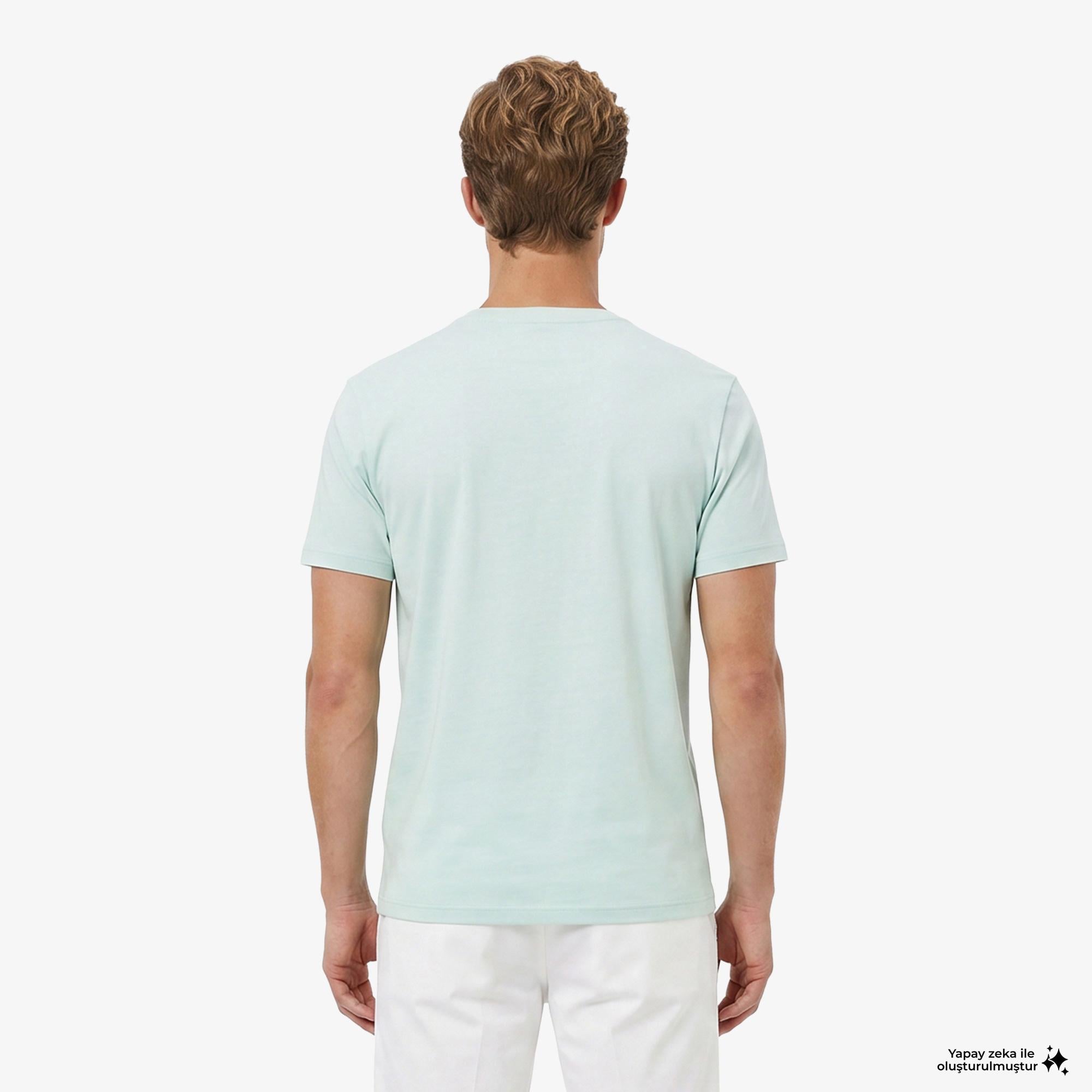 Boss Thinking Erkek Mavi T-Shirt