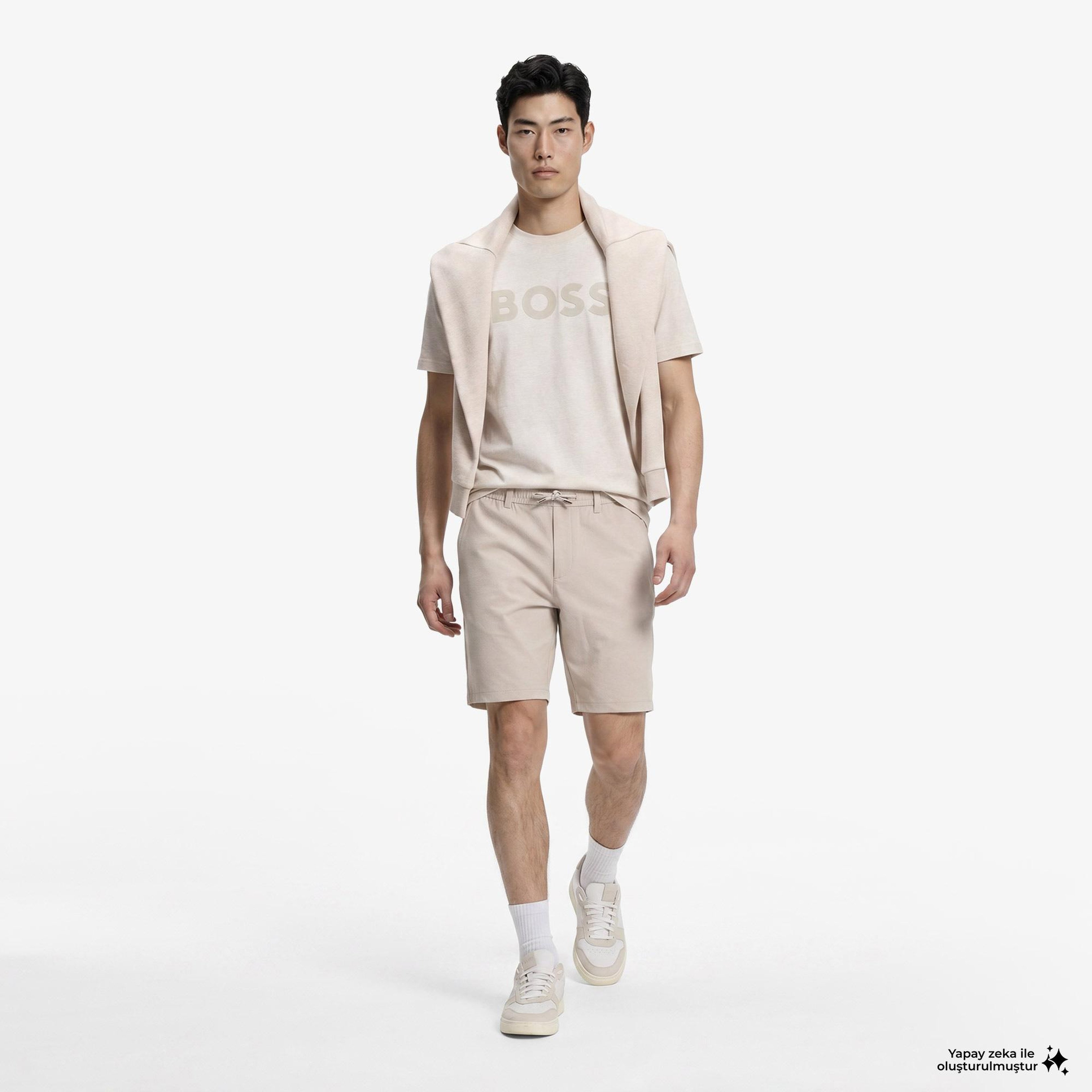 Boss Tapered Erkek Gri Pantolon