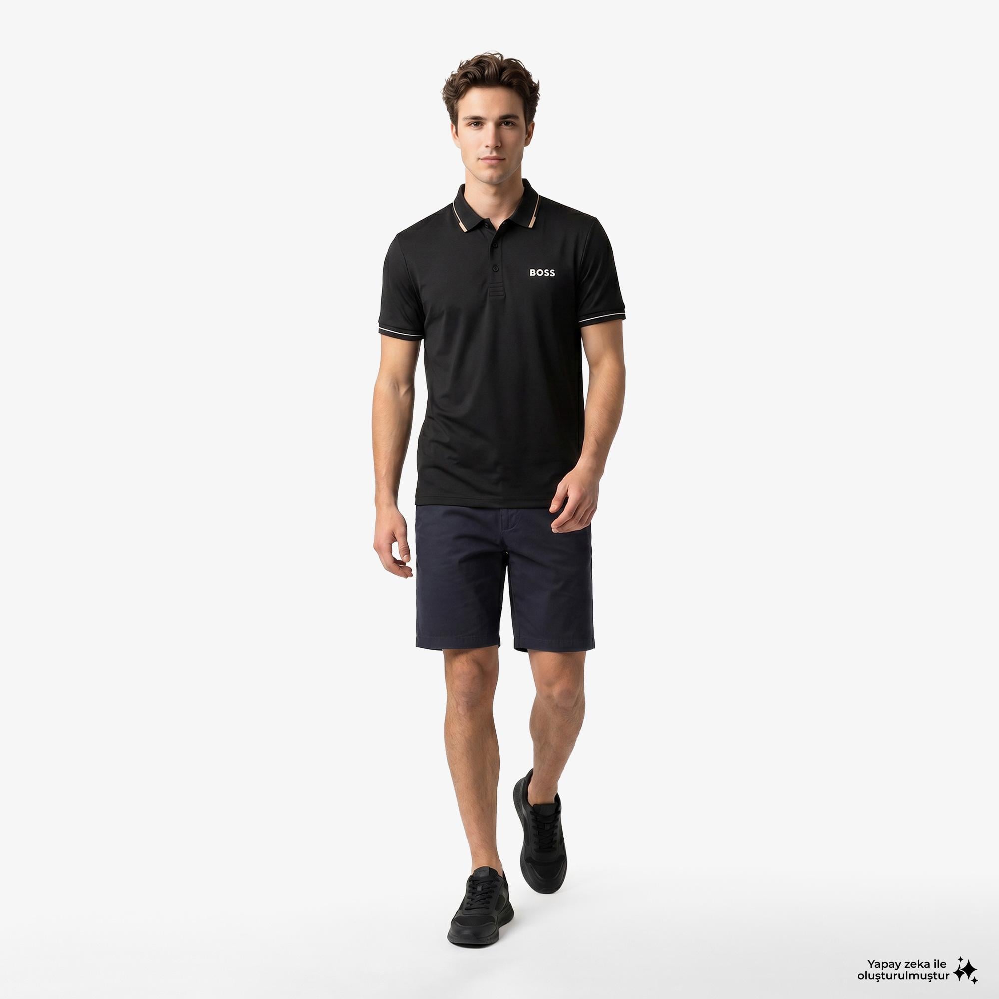 Boss Paul Pro Erkek Siyah Polo