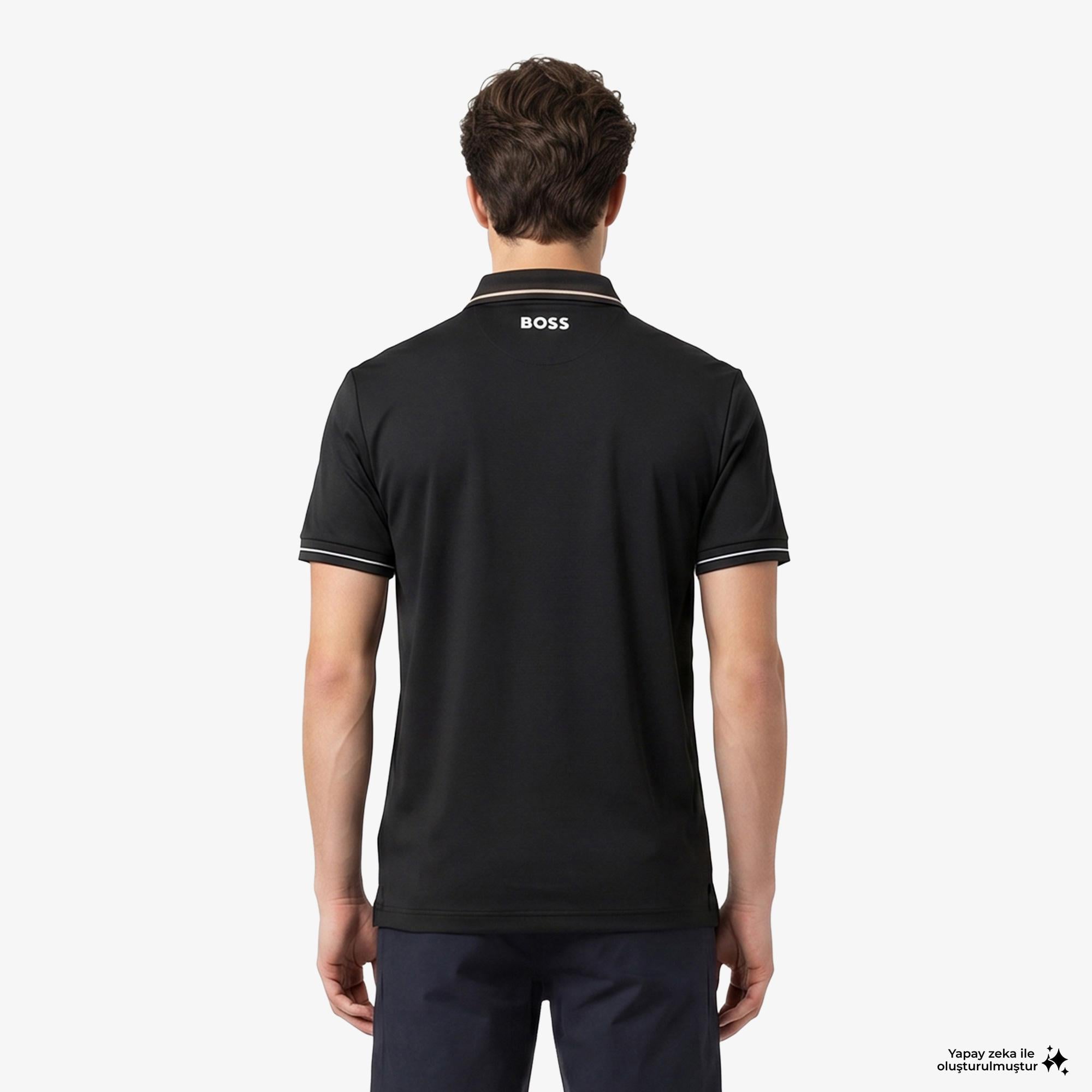 Boss Paul Pro Erkek Siyah Polo