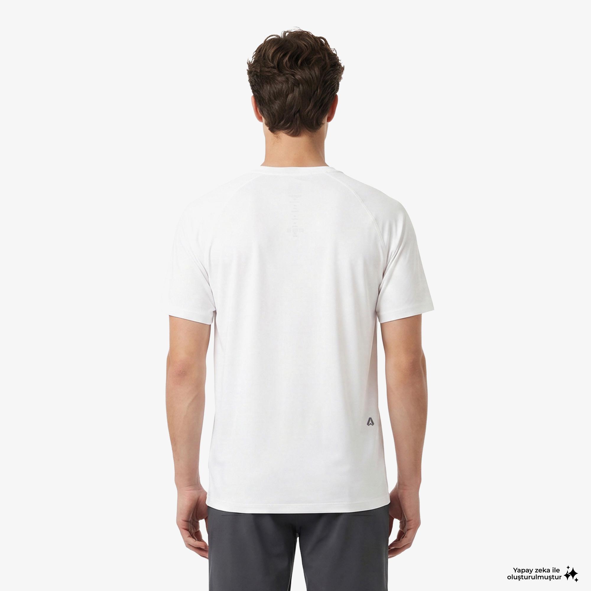 Boss Active Erkek Beyaz T-Shirt
