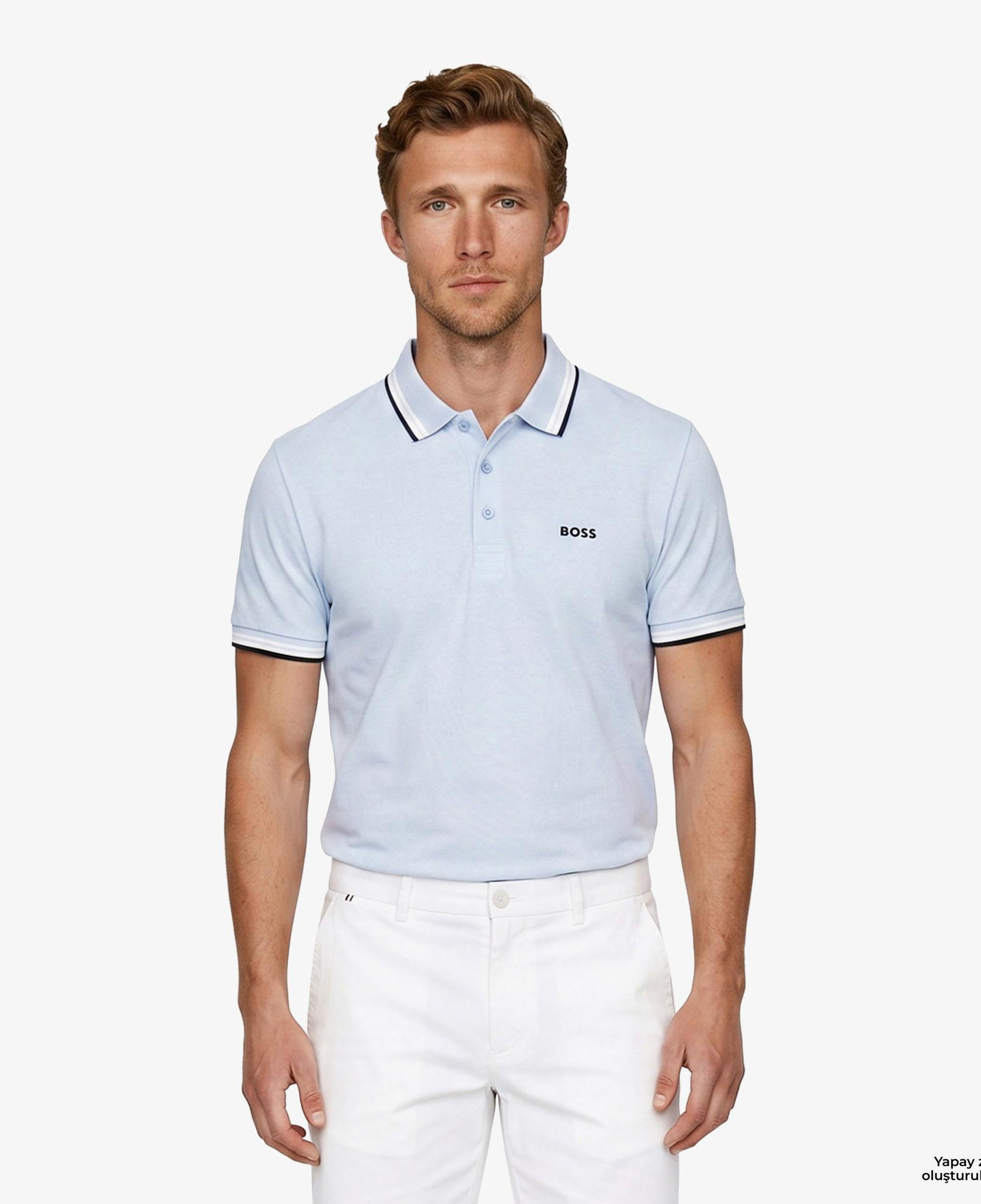 Boss Paddy Erkek Mavi Polo
