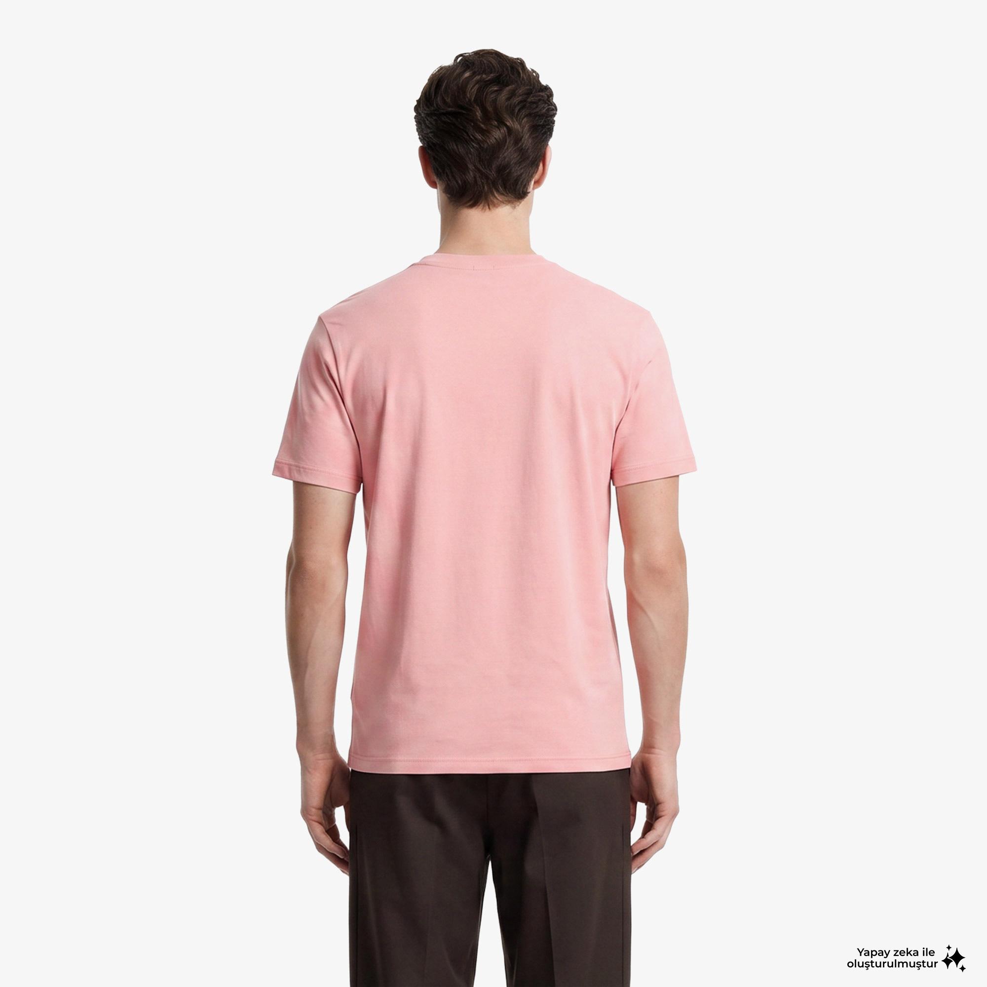 Boss Erkek Pembe T-Shirt