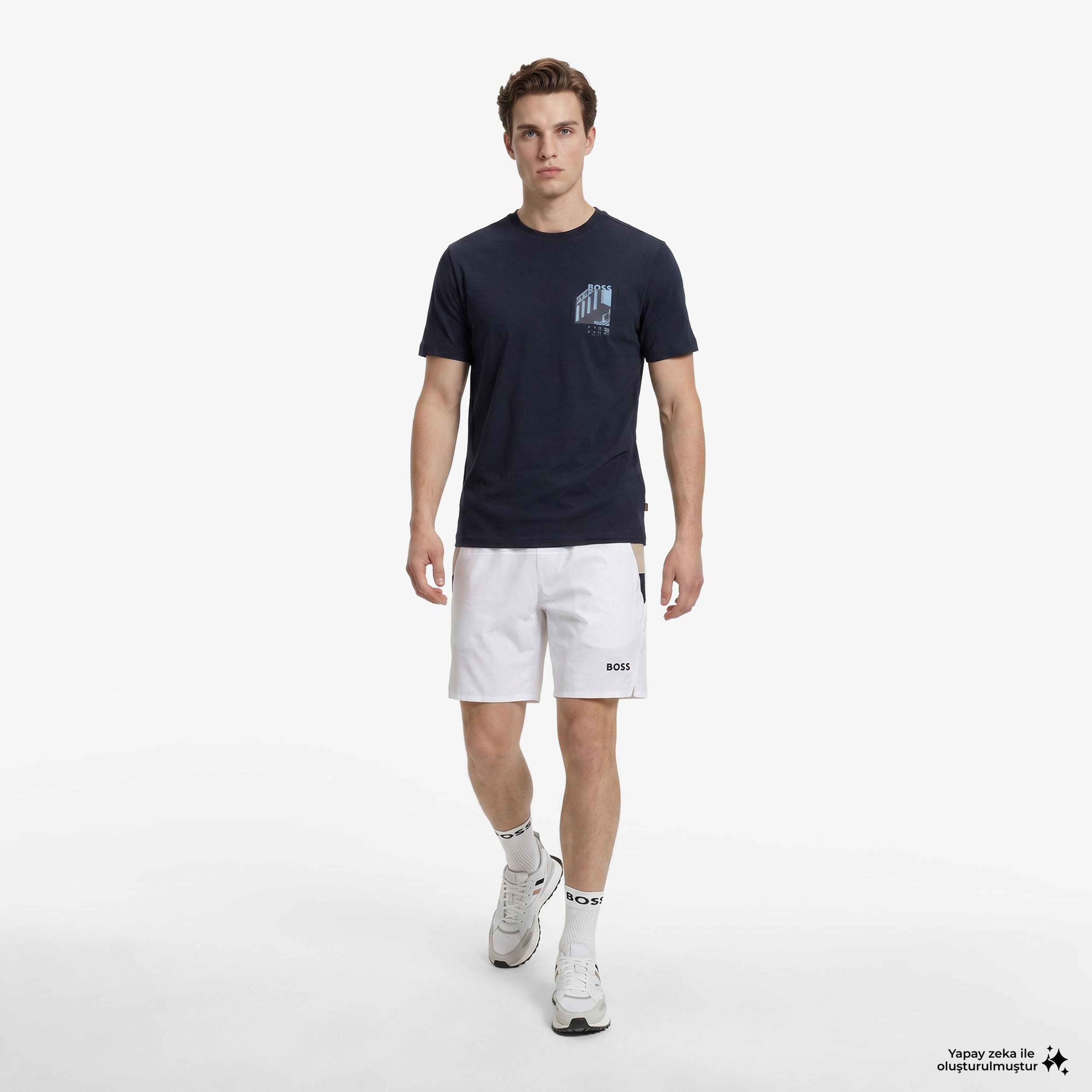 Boss Board Erkek Lacivert T-Shirt