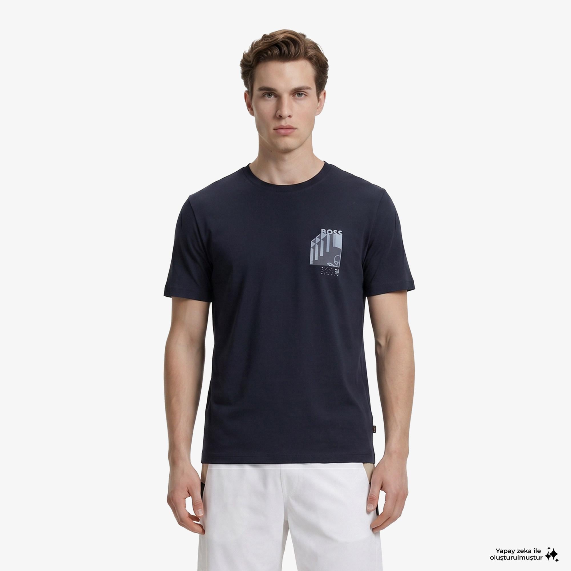 Boss Board Erkek Lacivert T-Shirt