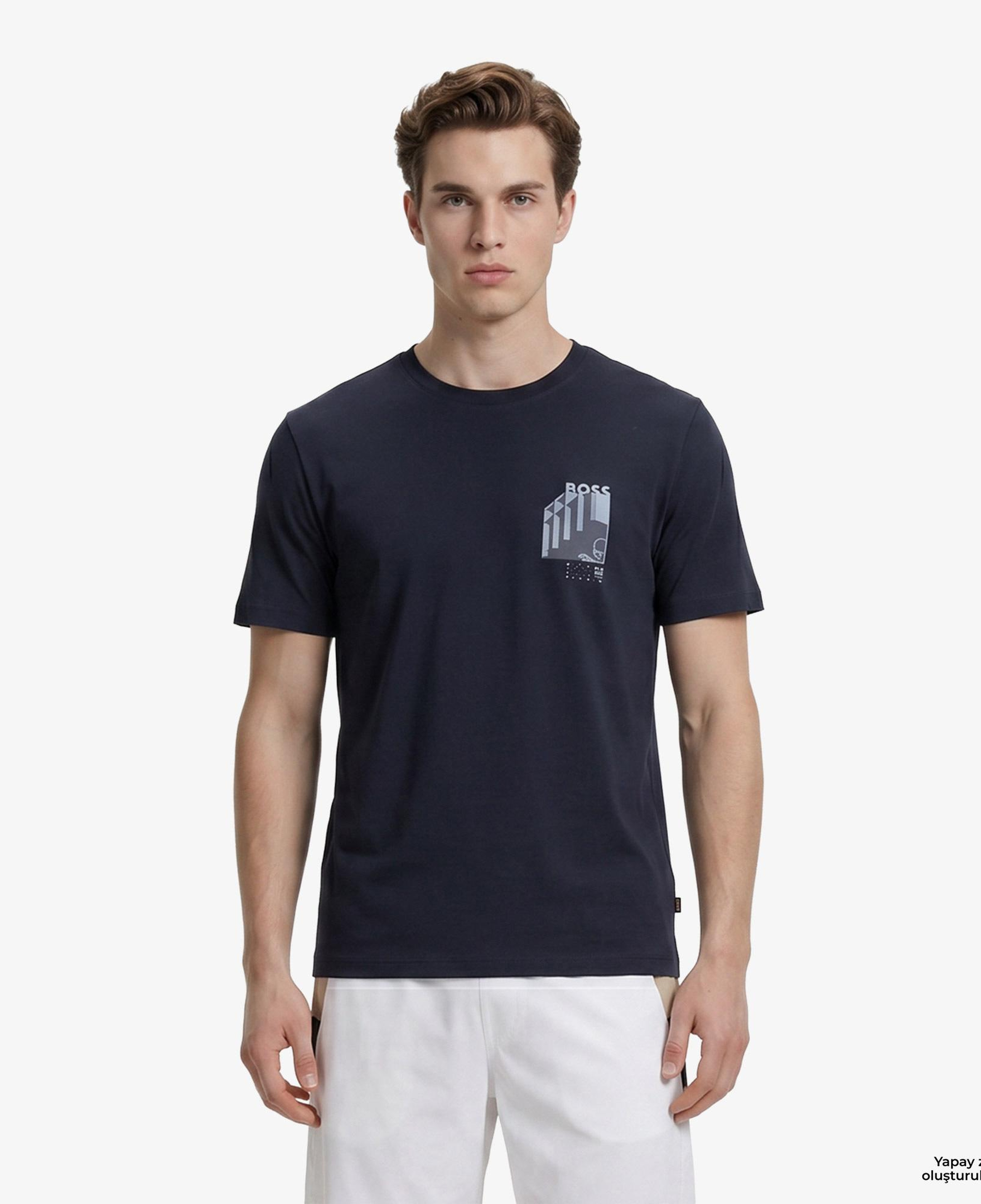 Boss Board Erkek Lacivert T-Shirt