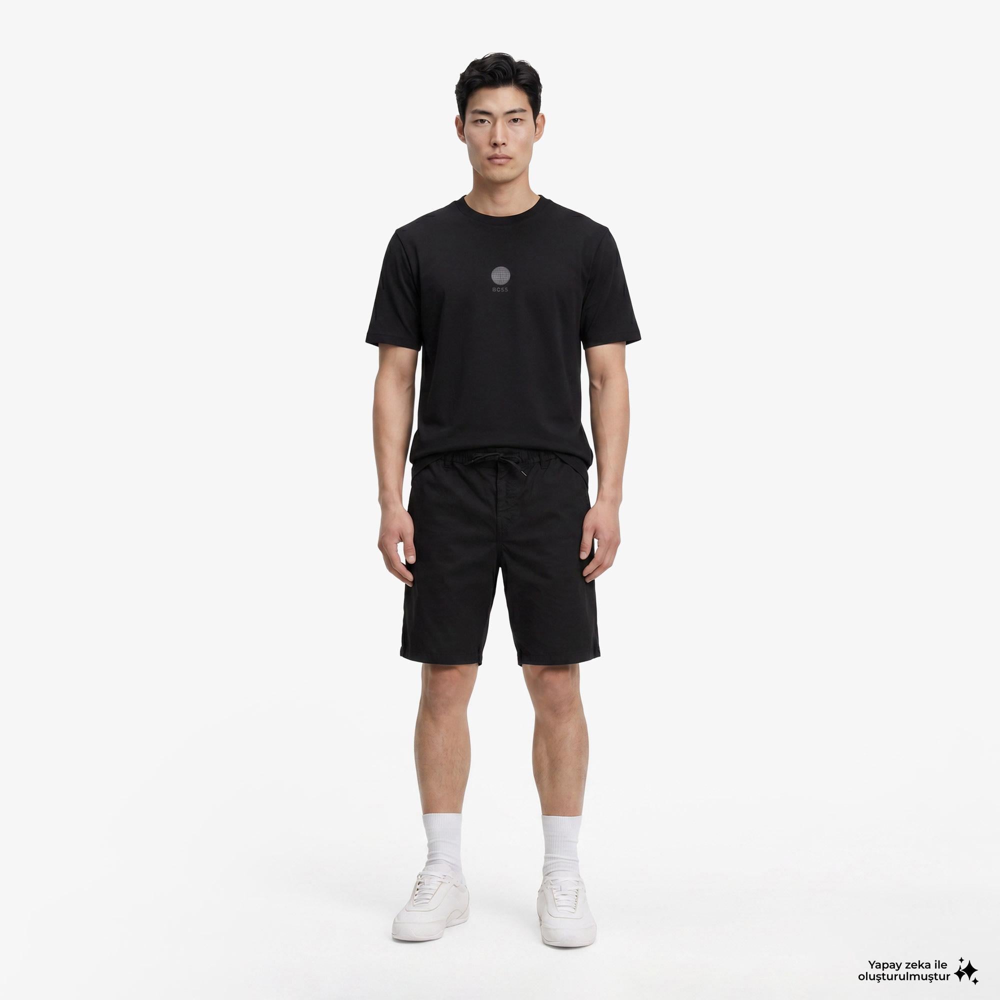 Boss Terrace Graphic Erkek Siyah T-Shirt
