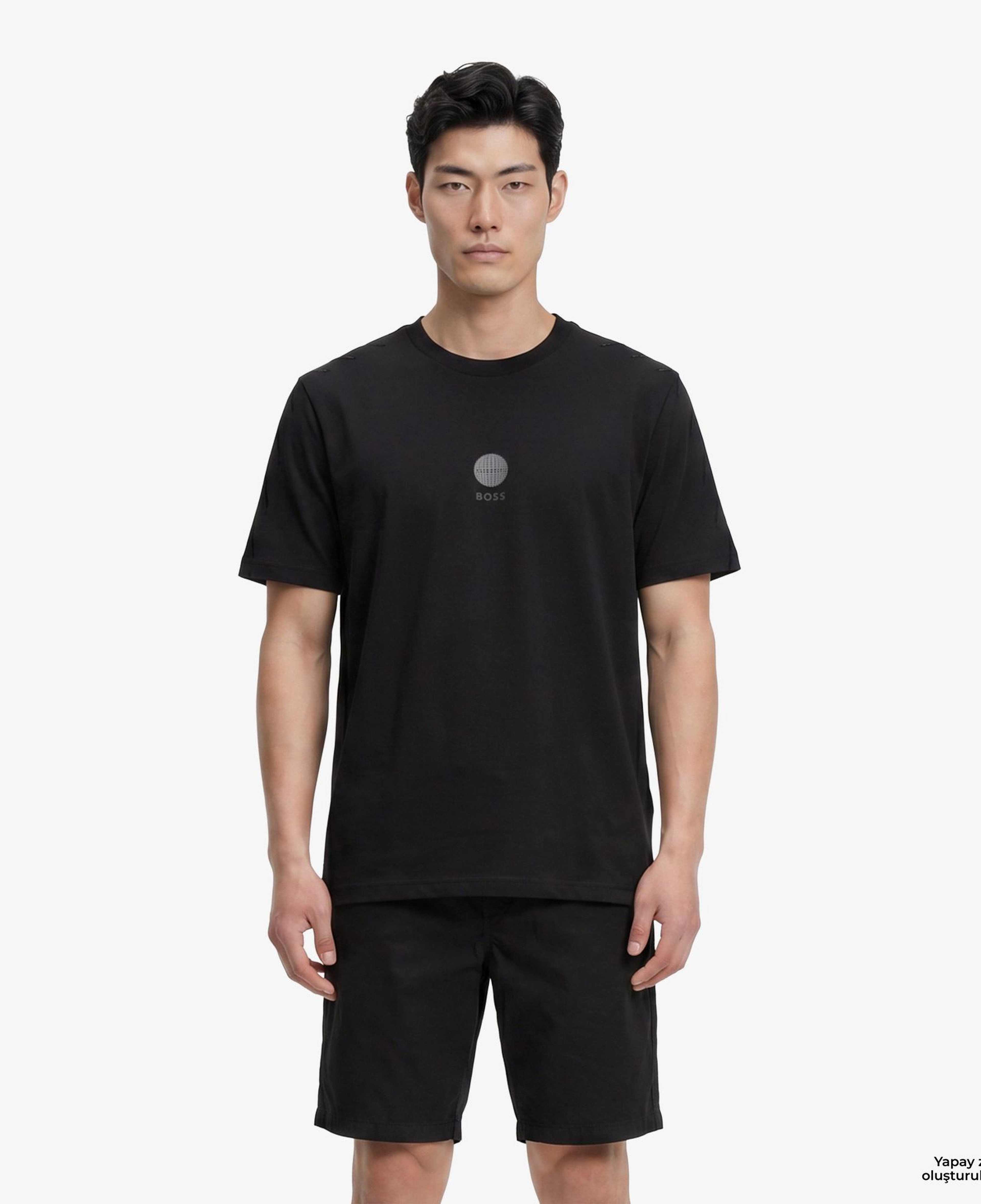 Boss Terrace Graphic Erkek Siyah T-Shirt