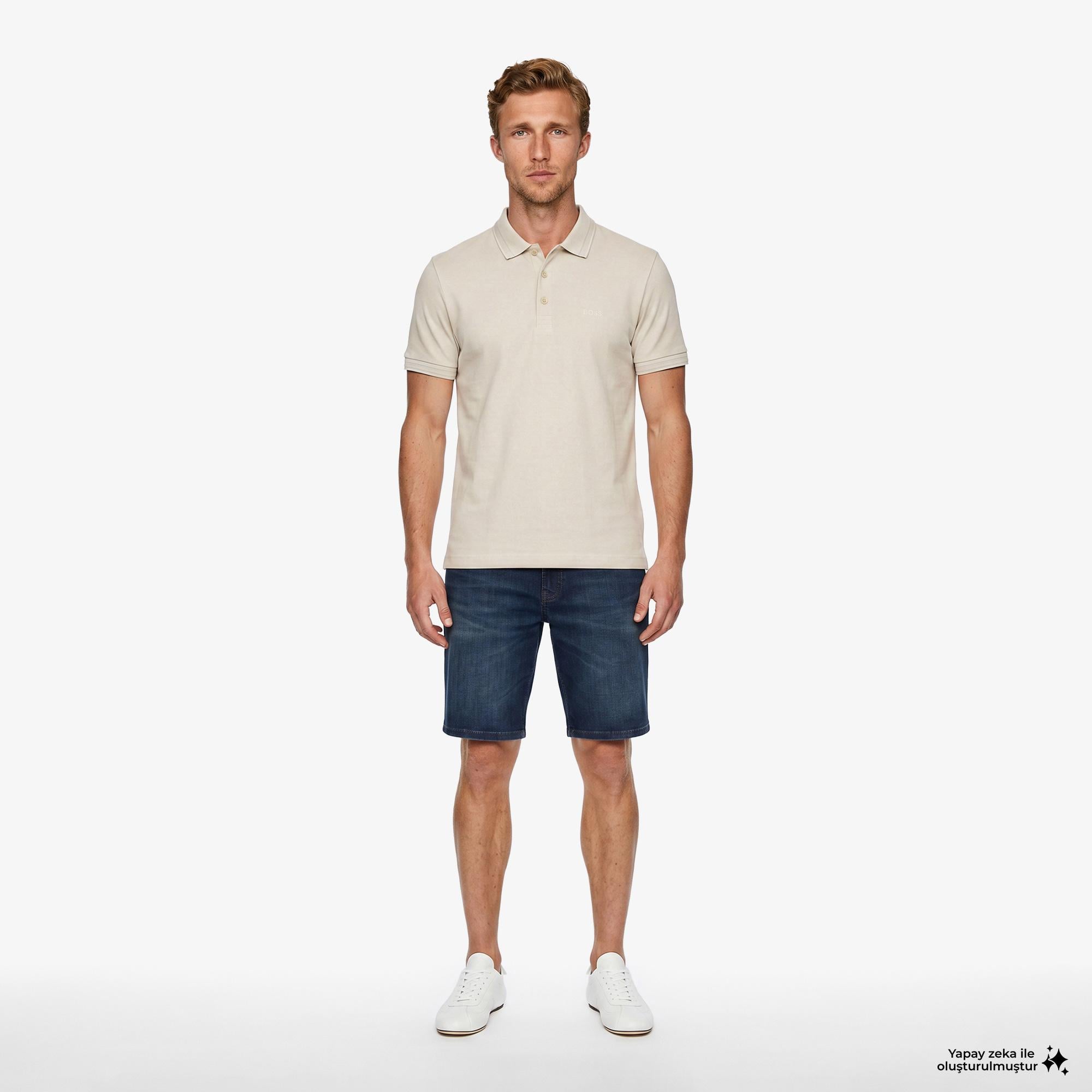 Boss Paddy Erkek Bej Polo